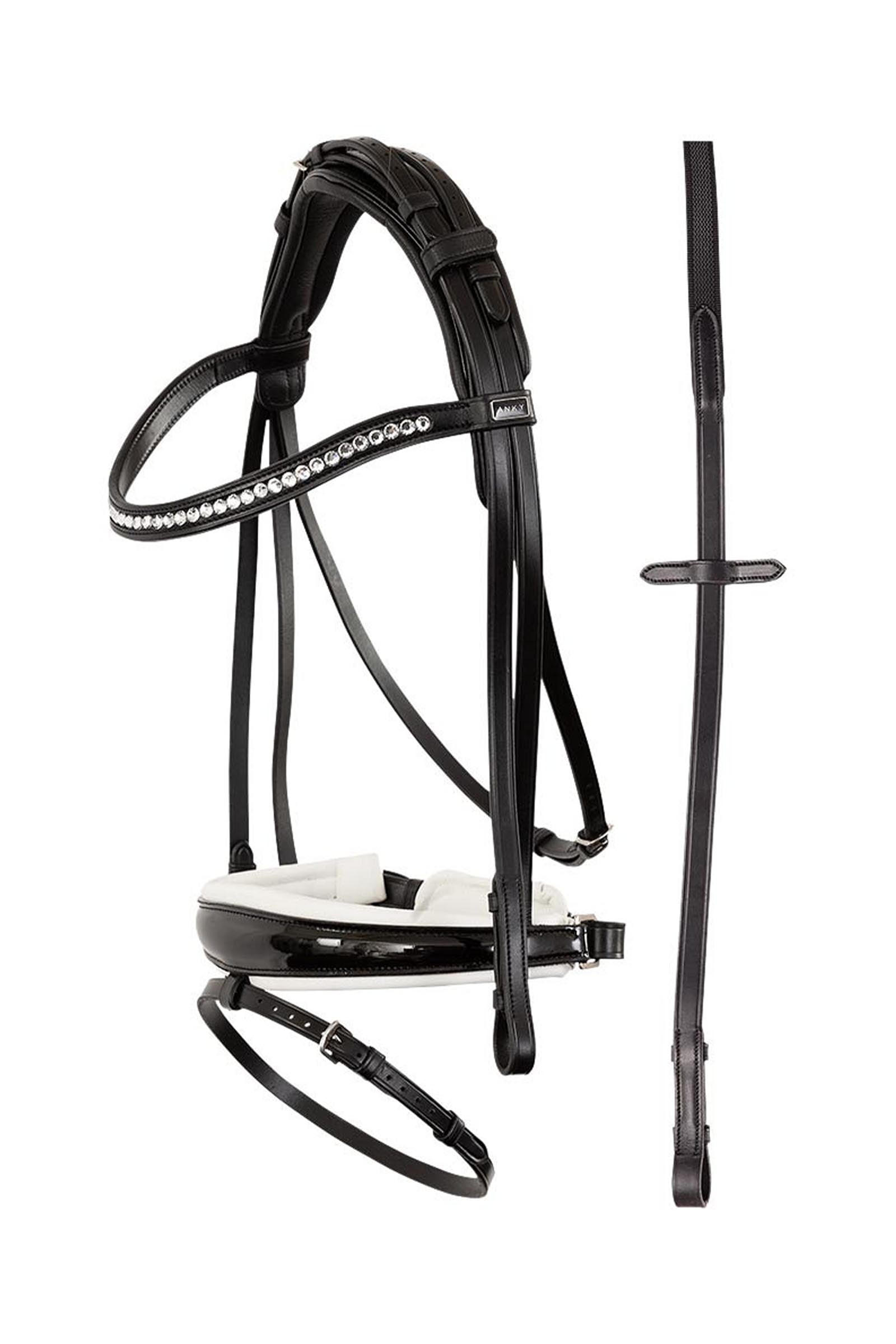 Anky ANKY Anatomic Bridle With Crown Buckle & Reins Bridles & Reins