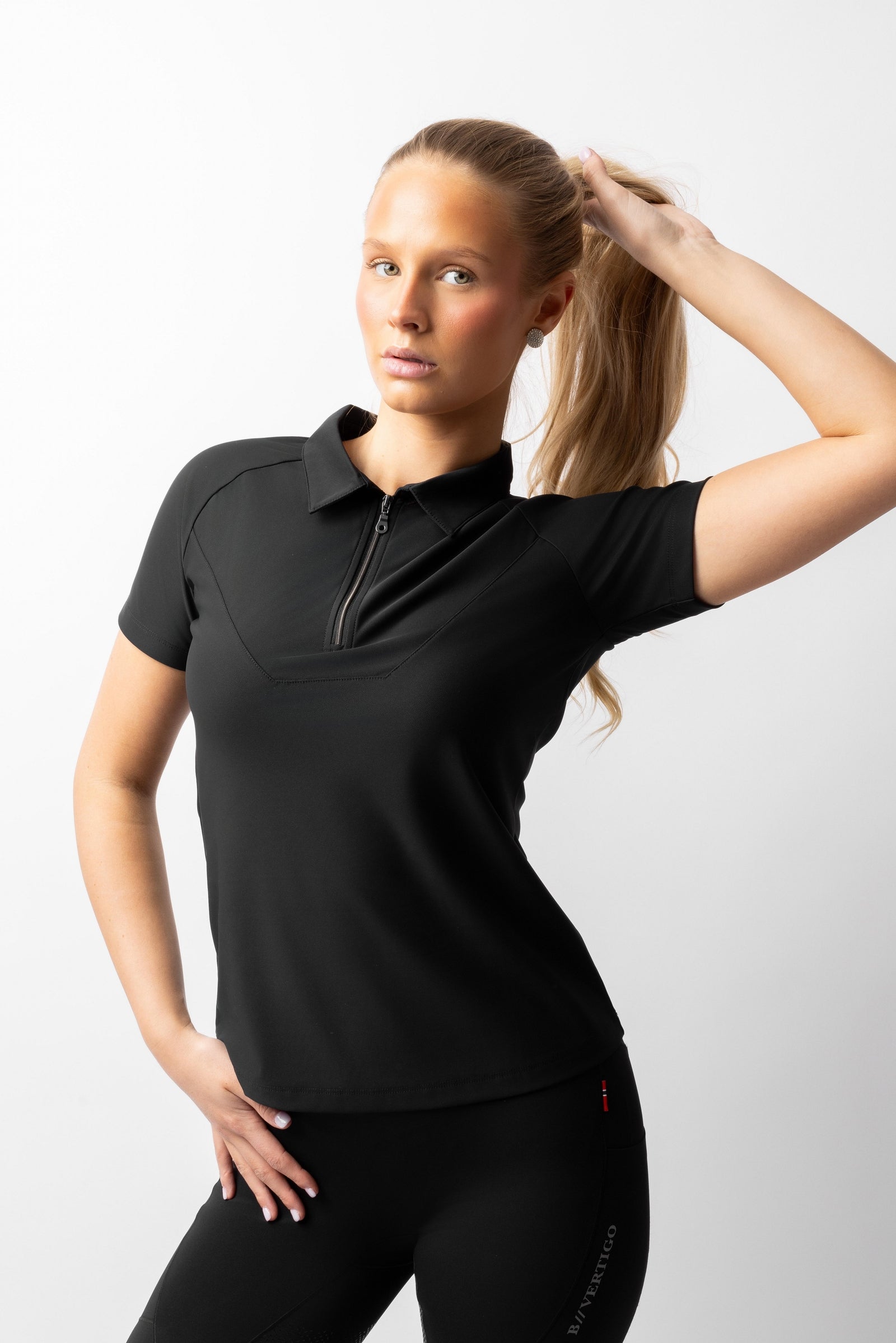 B Vertigo Giselle dámské dvoubarevné polokošile Women’s Riding Clothing