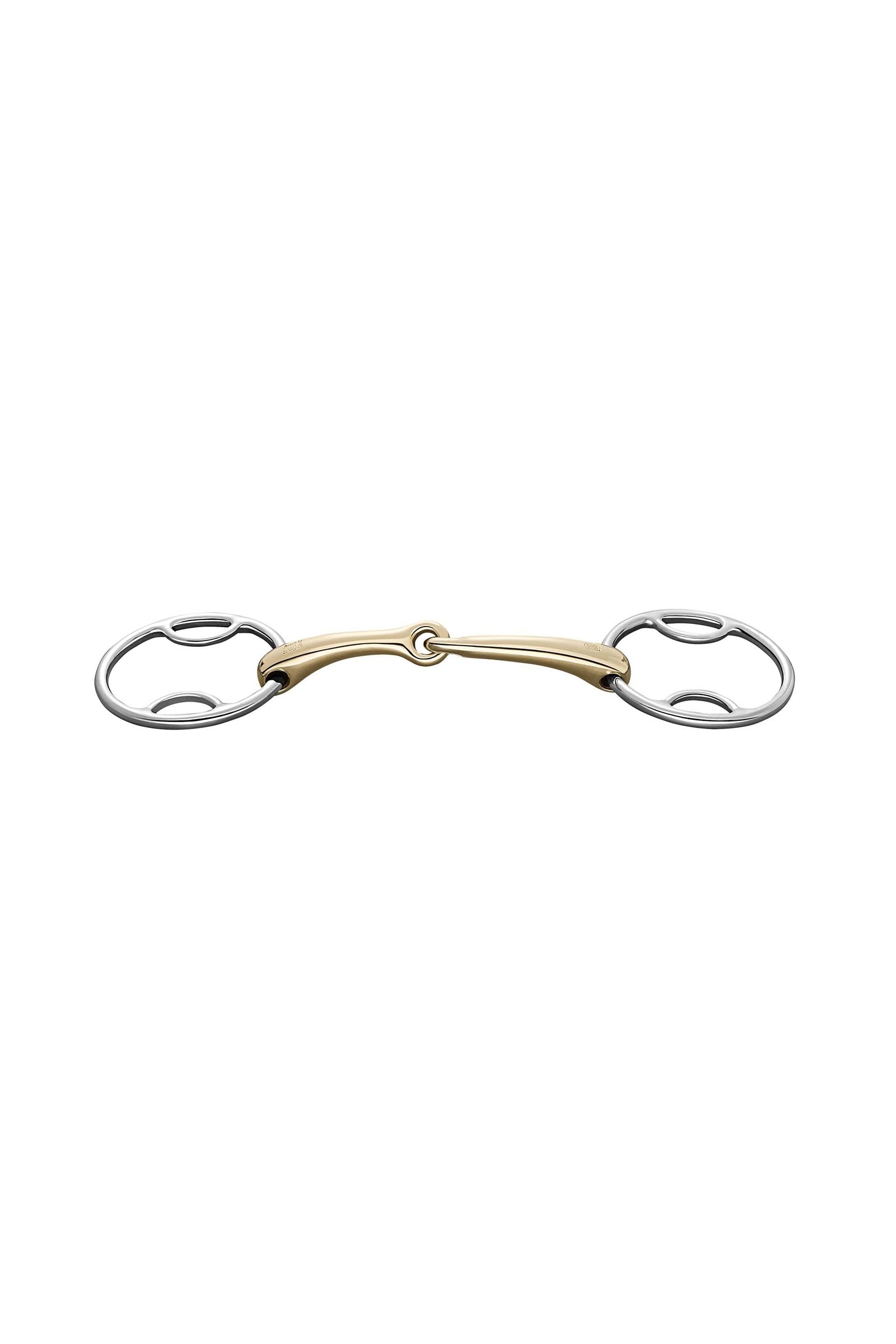 Sprenger Dynamic RS 3 kroužkové udidlo, jednoduše lomené, 16 mm, Sensogan Horse Bits