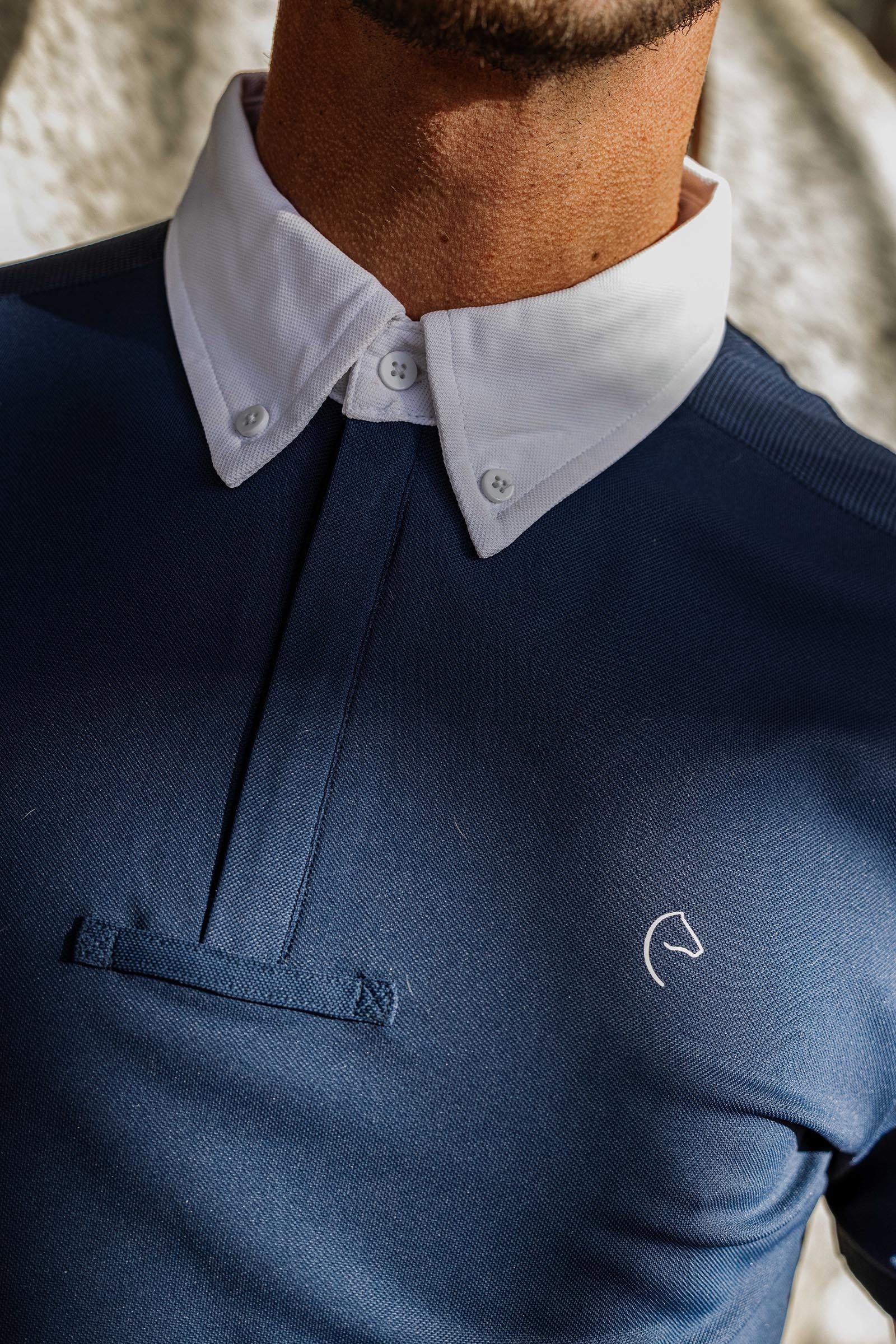 Equi Theme EQUITHÈME Wellington Men´s Show Polo Shirt Mens Riding Clothing