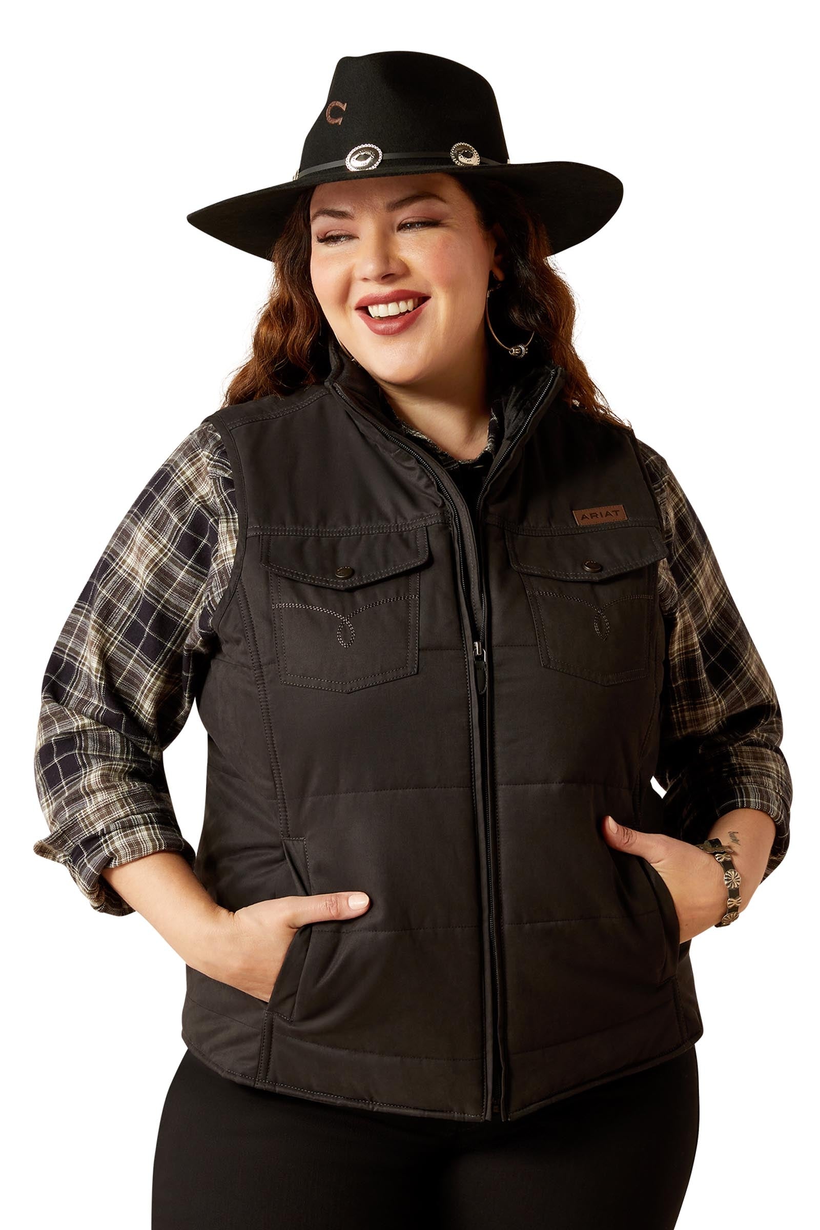 Ariat Grizzly Dámská prošívaná vesta Women’s Riding Clothing