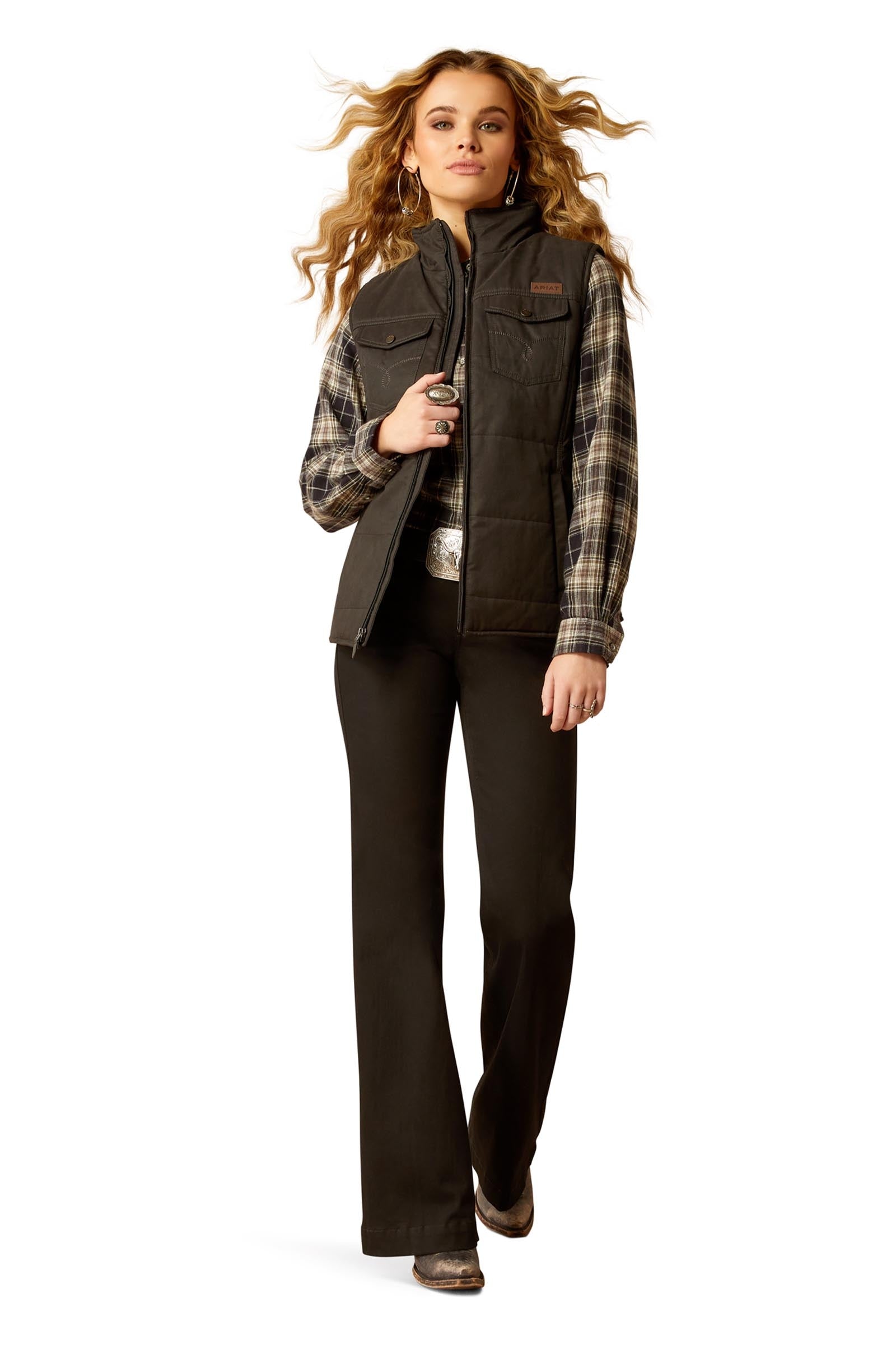 Ariat Grizzly Women's Quilted Vest Women’s Riding Clothing