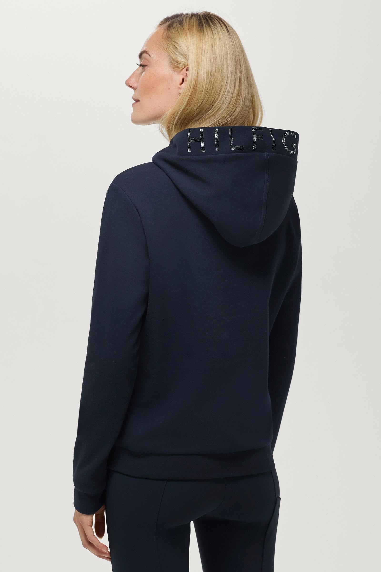 Tommy Hilfiger Equestrian Hollywood Women's Rhinestone Hoodie Women’s Riding Clothing