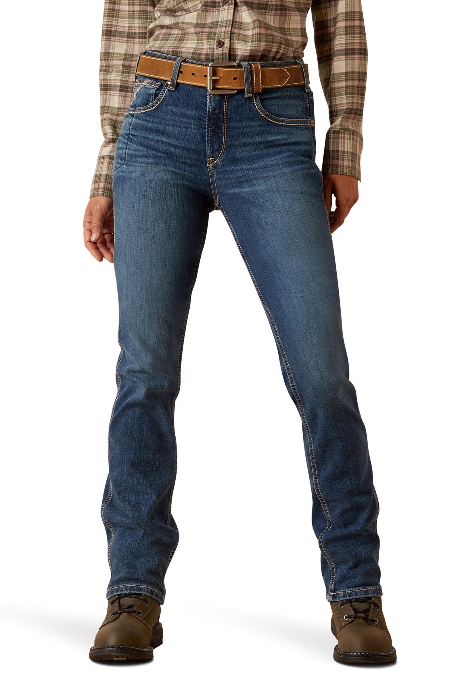 Ariat Rebar HR Riveter Straight Dámské džíny rovného střihu Womens Breeches