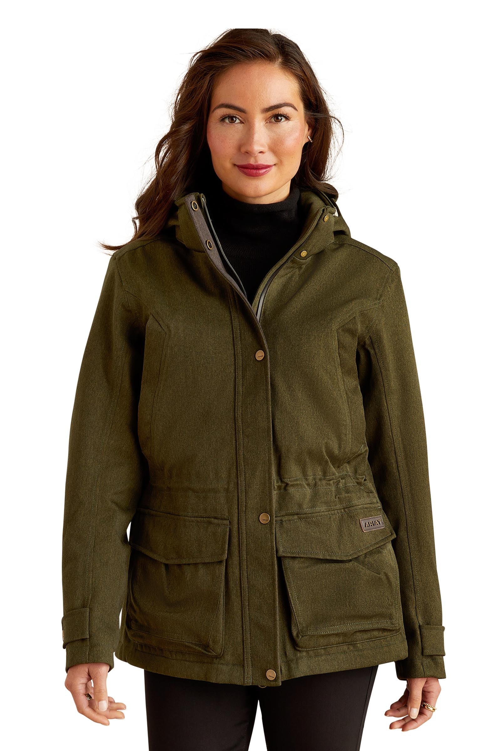 Ariat Rhodium Waterproof Dámský voděodolný zateplený parka kabát Women’s Riding Clothing