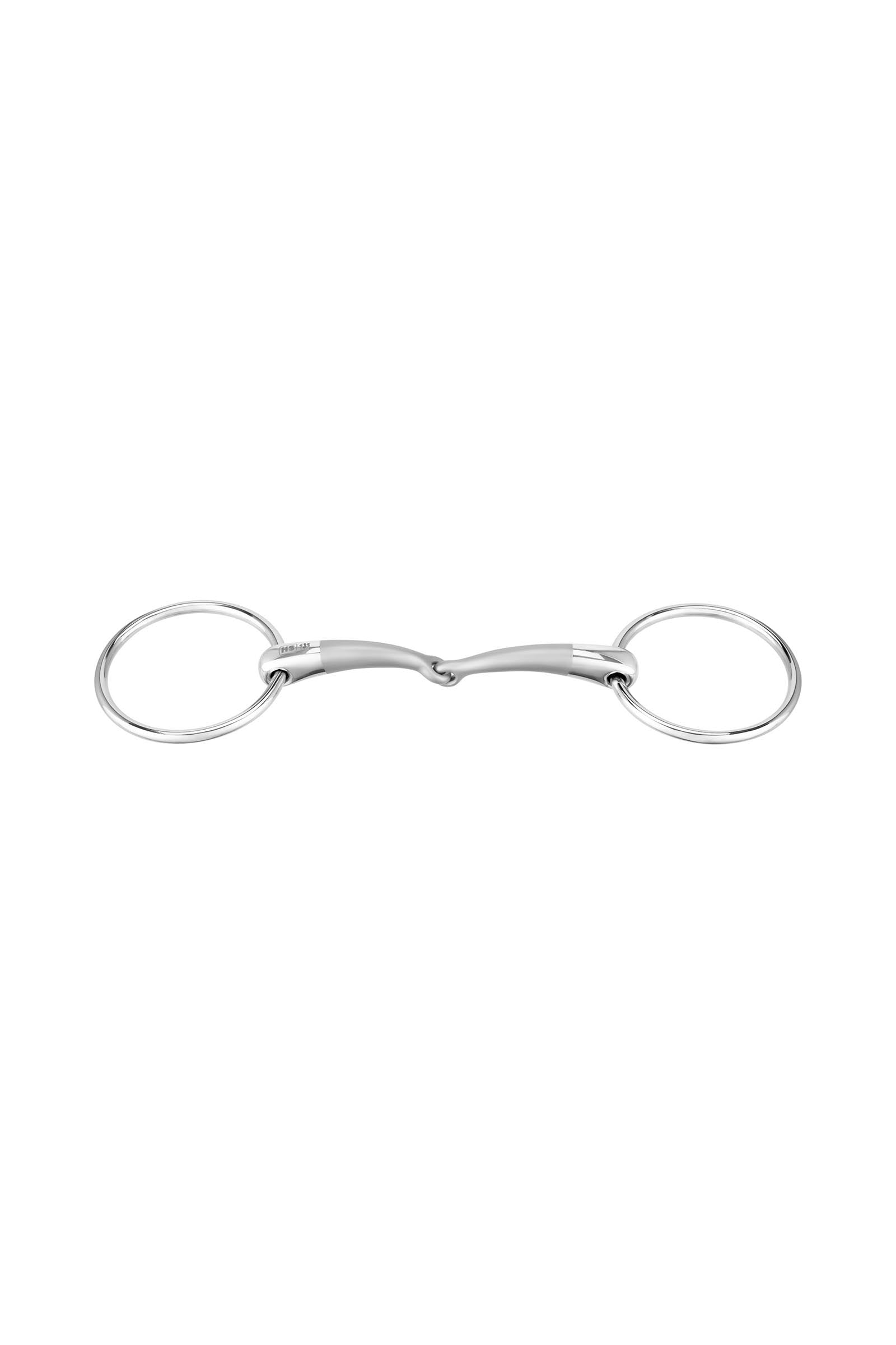 Sprenger Satinox stihlové udidlo, jednoduše lomené, 14 mm, 55 mm kroužek, nerezová ocel Horse Bits