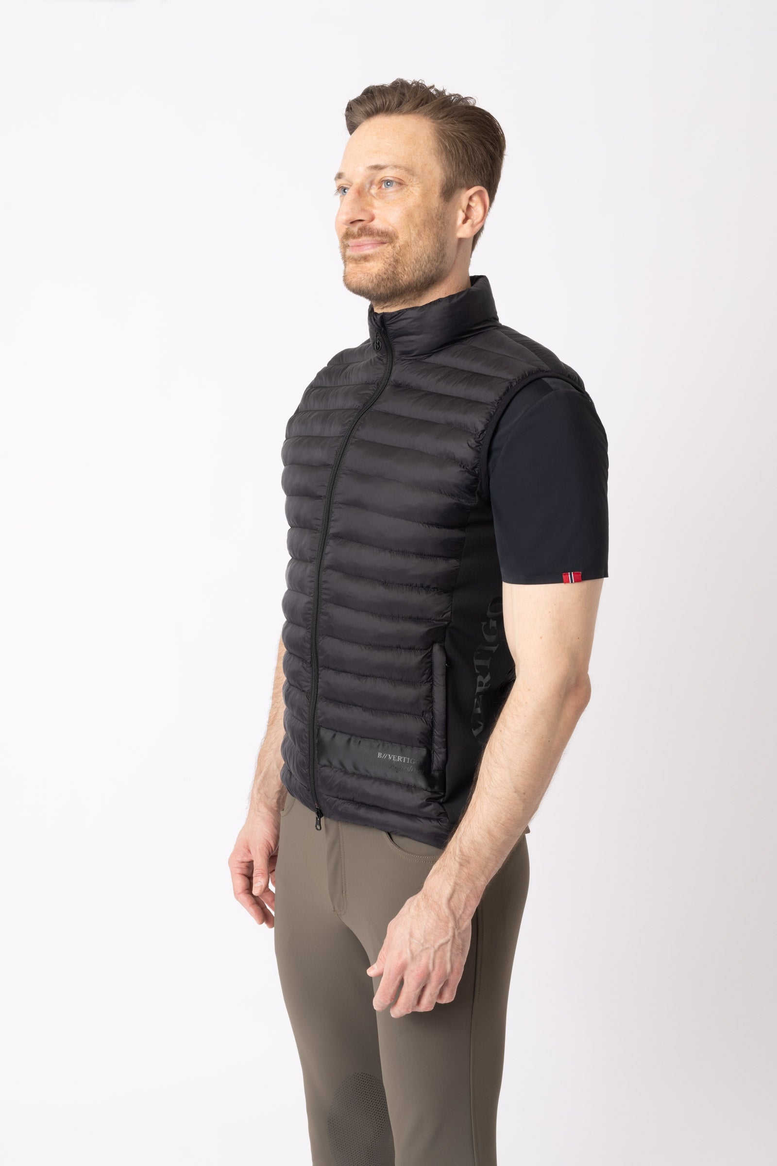 B Vertigo Simon Pánská ultralehká polstrovaná jezdecká vesta Mens Riding Clothing