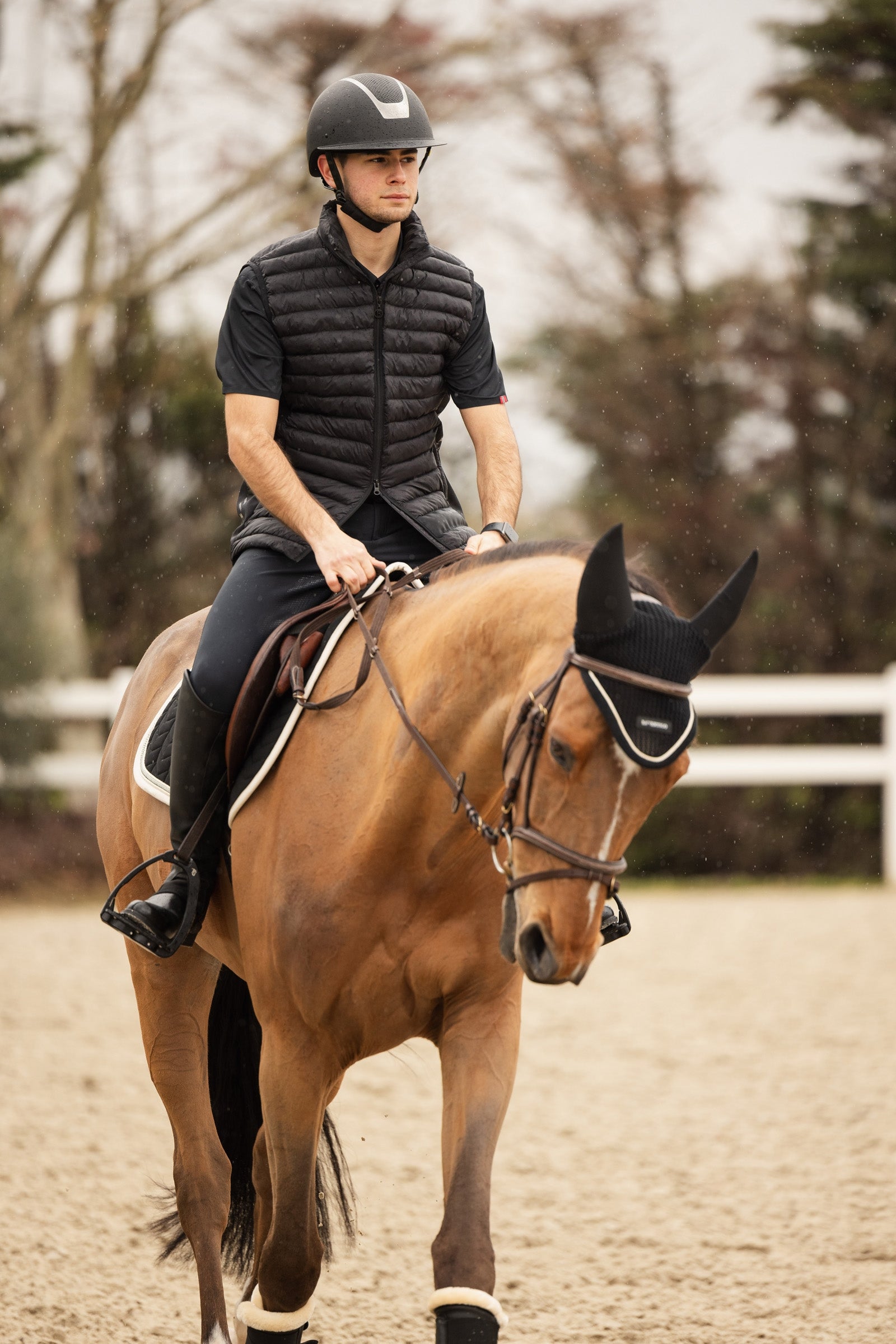 B Vertigo Simon Men's Ultralight Padded Riding Vest Mens Riding Clothing