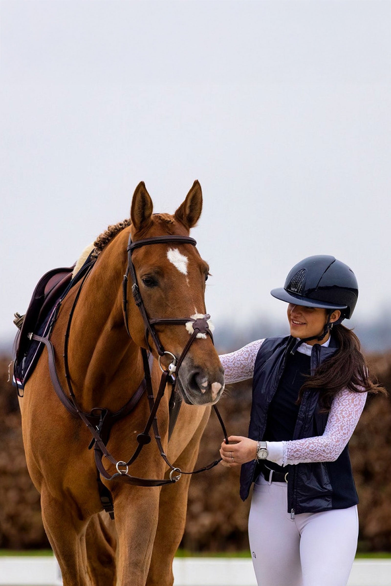 Trust Equestrian Lyon Long Bridge Breastplate Bridles & Reins