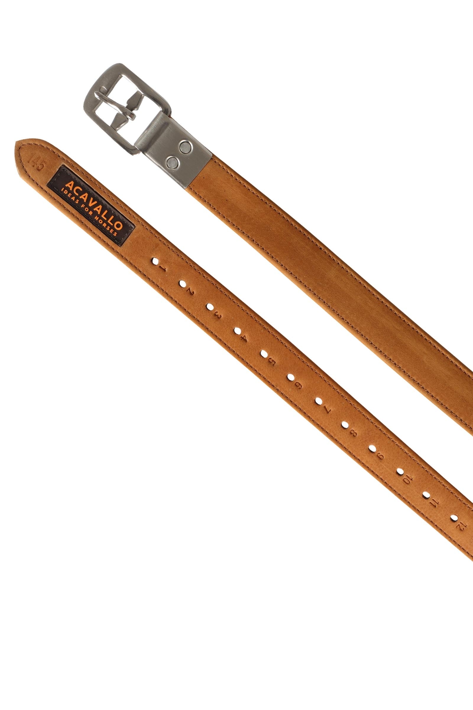Acavallo třmenové řemeny z telecí kůže se zapouzdřenou přezkou Saddles, Girths & Stirrups