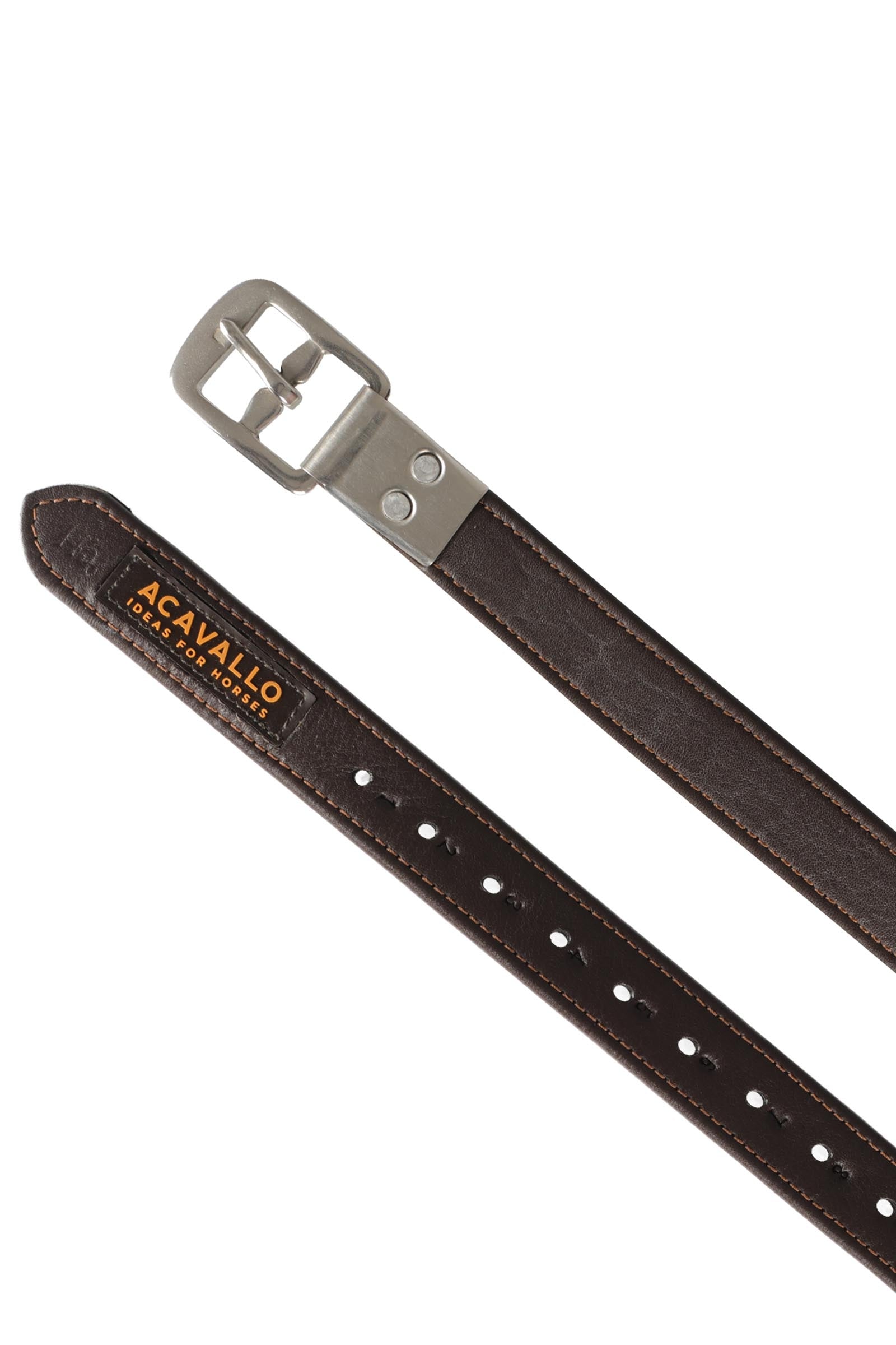Acavallo třmenové řemeny z telecí kůže se zapouzdřenou přezkou Saddles, Girths & Stirrups