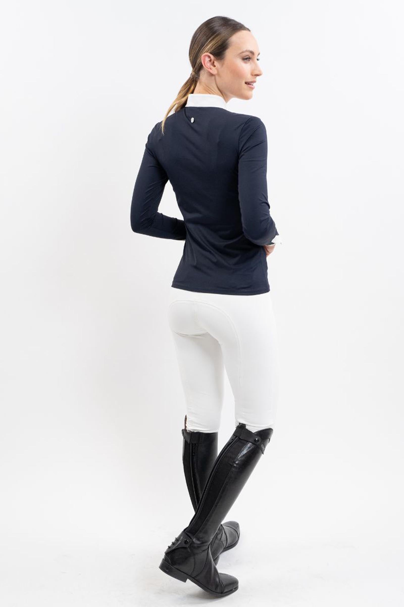 Harcour Stella Women's Competition Polo LS Women’s Riding Clothing