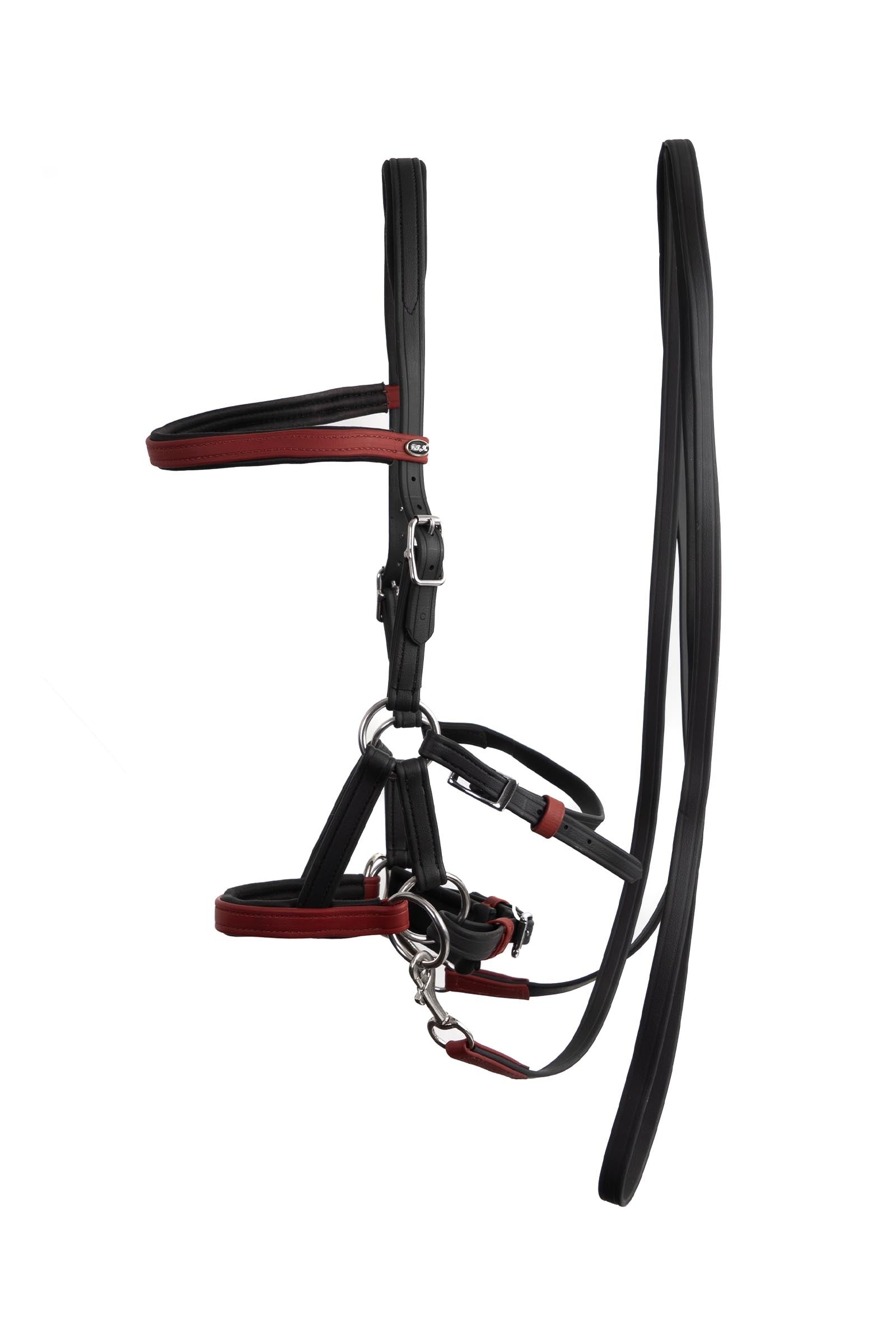 F.R.A. Freedom Riding Articles Sidepull Kirsch z veganské kůže (Systém 3) Bridles & Reins