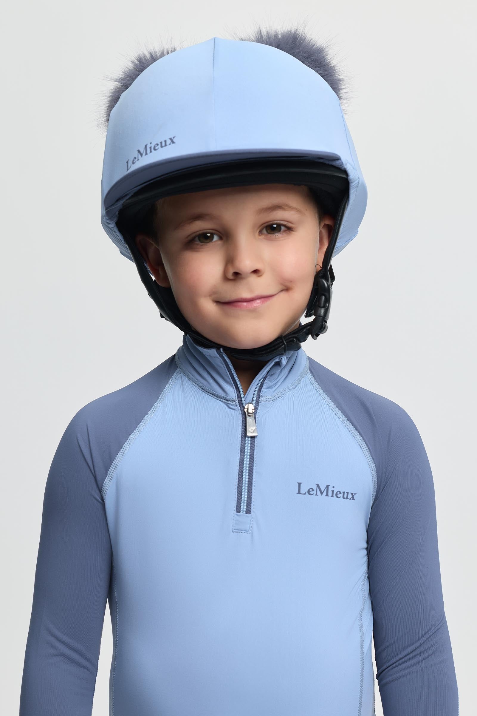 LeMieux Mini dvojitá bambule potah na helmu Kids Apparel