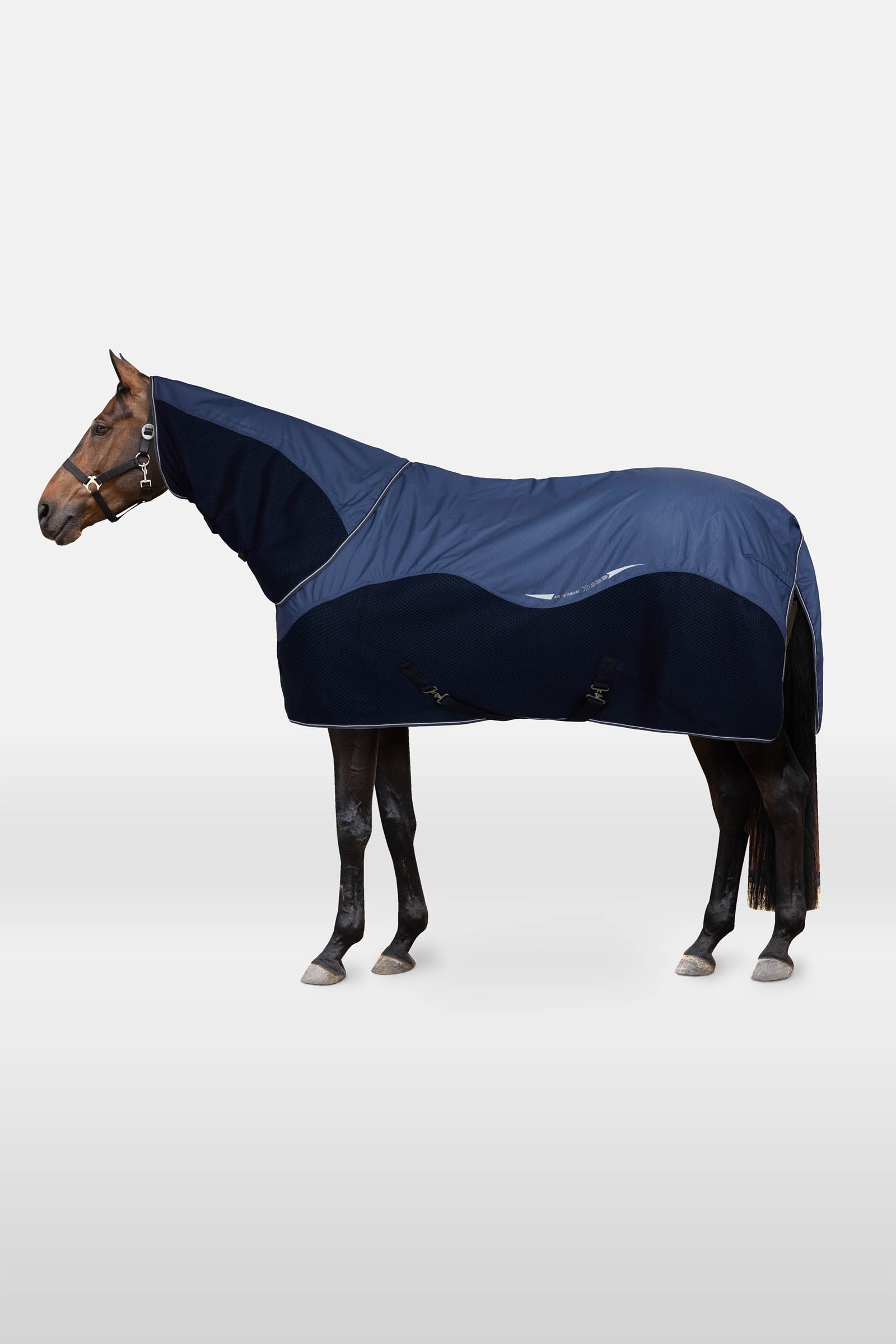 Horze Aircool 3D výběhová deka do deště s odepínací kapucí Horse Rugs