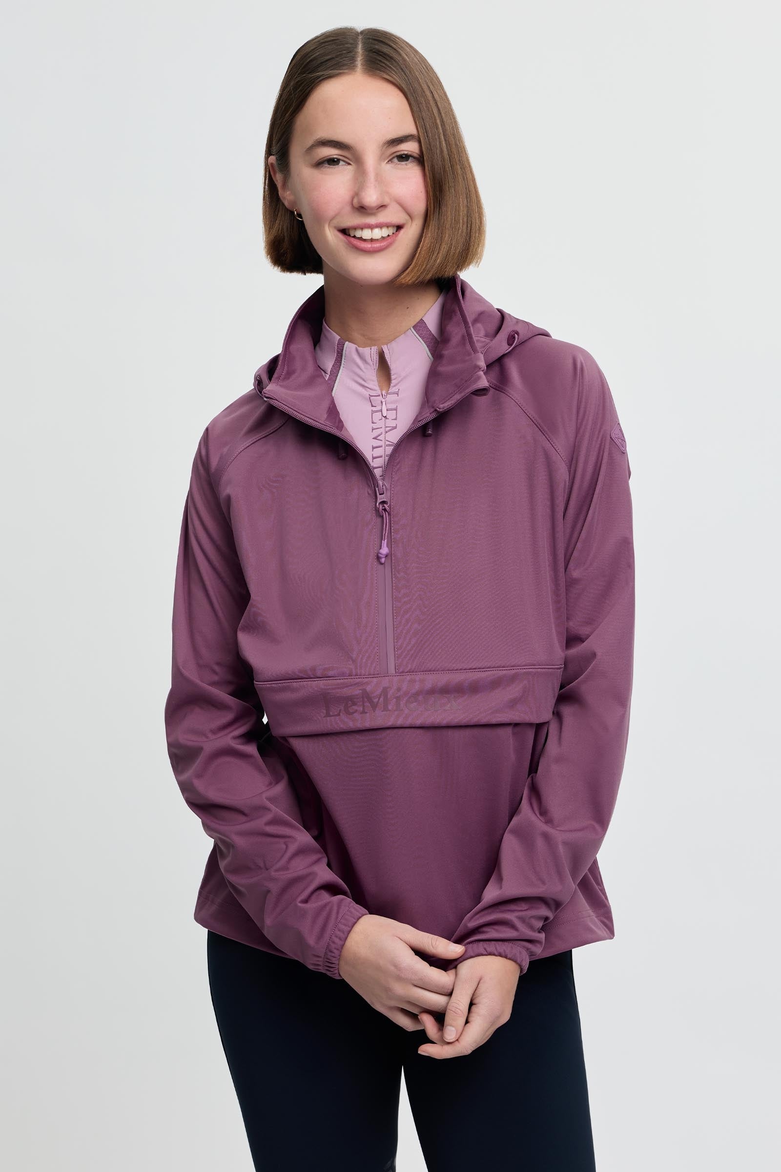 LeMieux Perri dámská nepromokavá bunda s polovičním zipem Women’s Riding Clothing