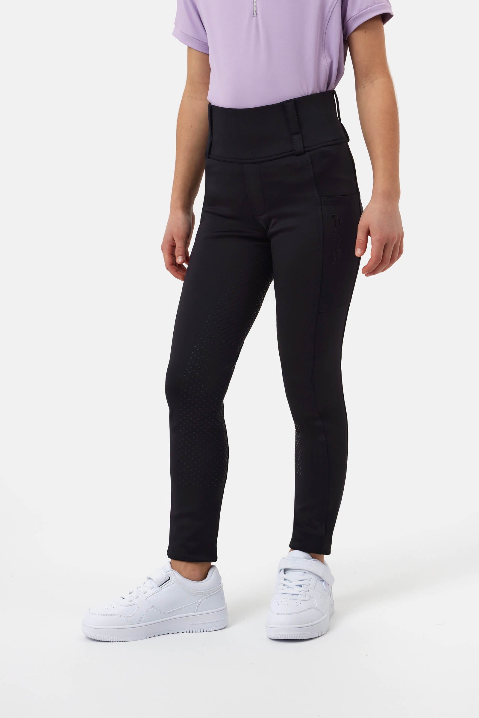 Horze Young Rider Anya Fullgrip Hybrid Breeches Kids Apparel