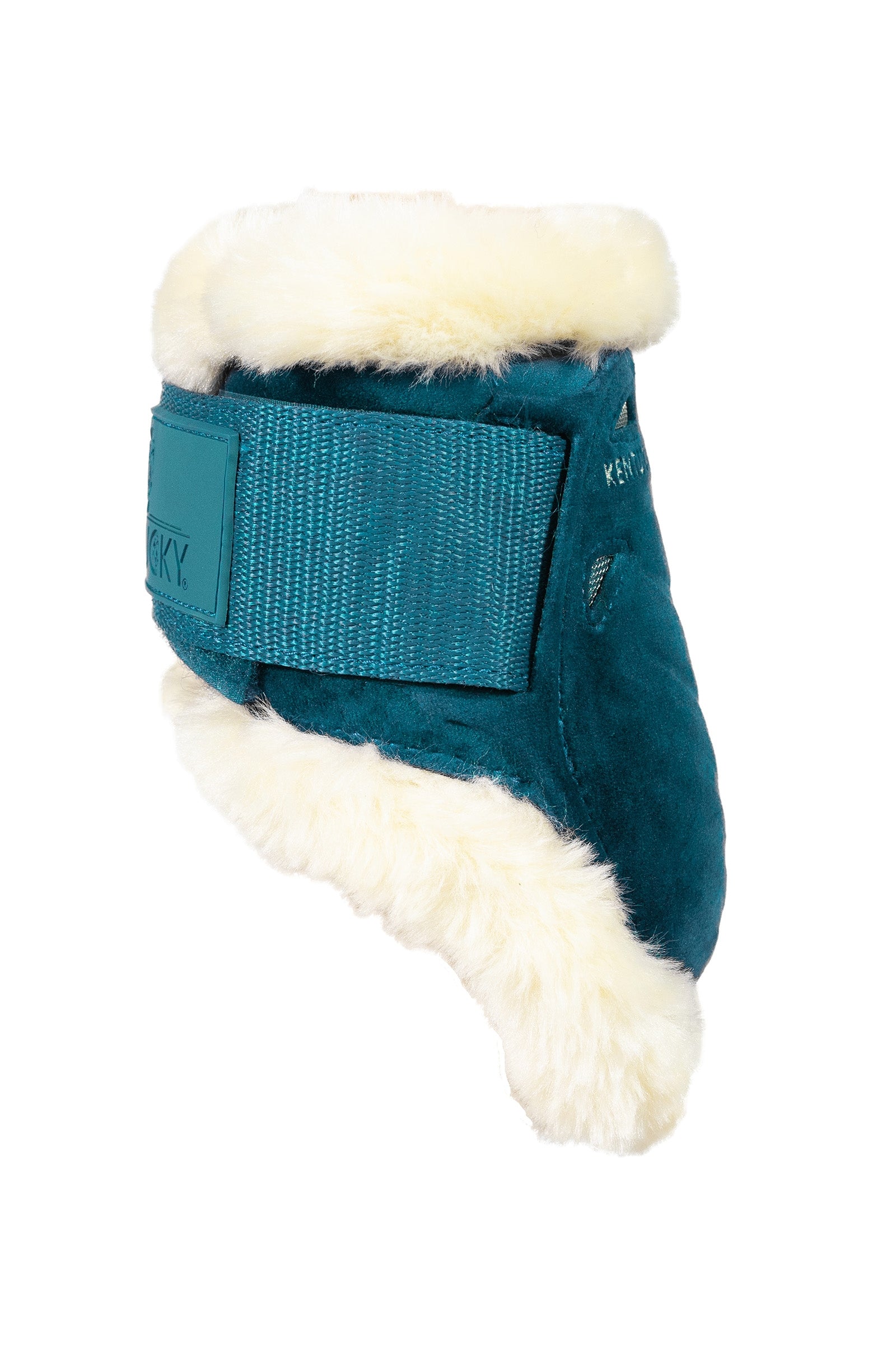 Kentucky Horsewear Vegan Sheepskin Young Horse Fetlock Boots Velvet Leg Protection & Hoof Protection for Horses