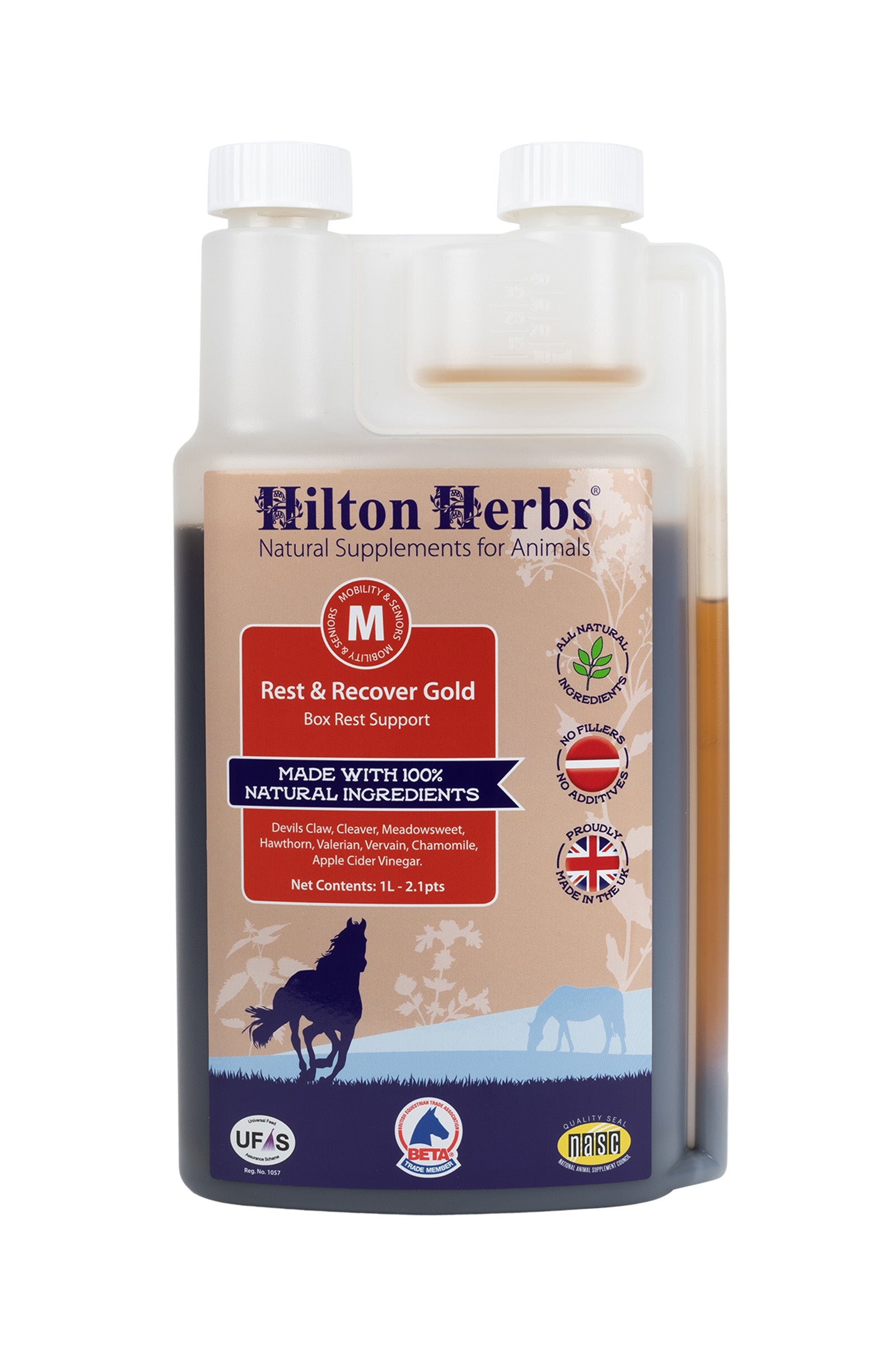 Hilton Herbs HiltonHerbs Rest & Recover 1 Litre Horse Feed & Nutrition