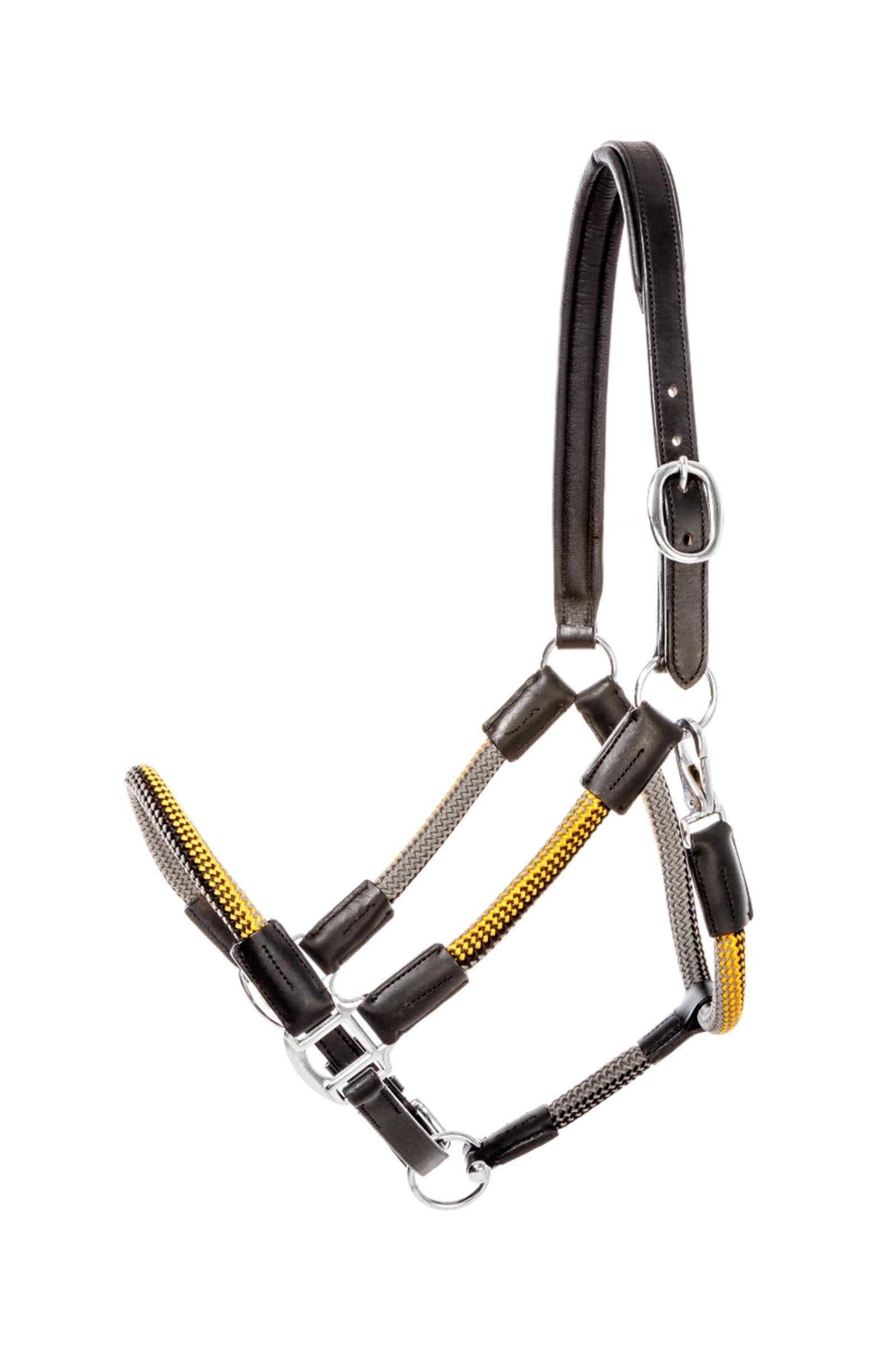 Kavalkade Cavo Rope/Leather Halter Set With Lead Rope Halters & Leads