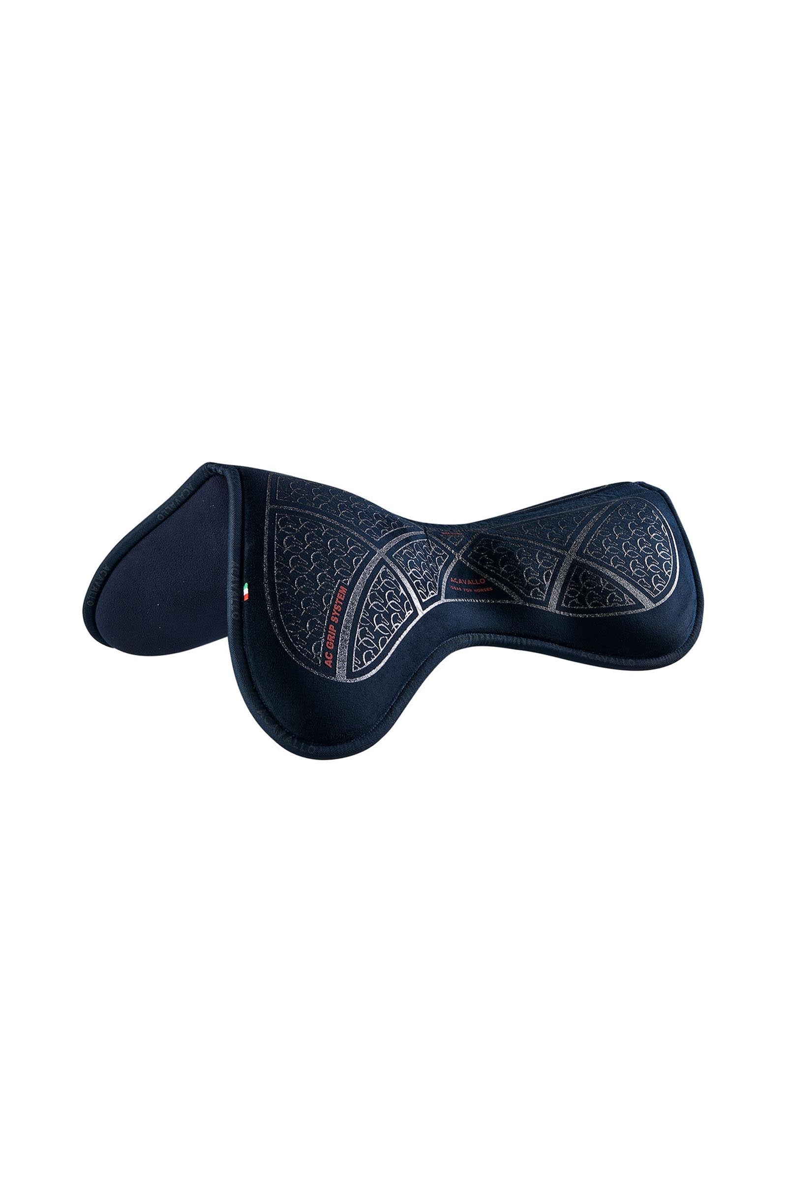 Acavallo Paměťová Pěnová Skoková Podložka Close Contact Semiš Silikonový Grip Plochá Saddle Pads