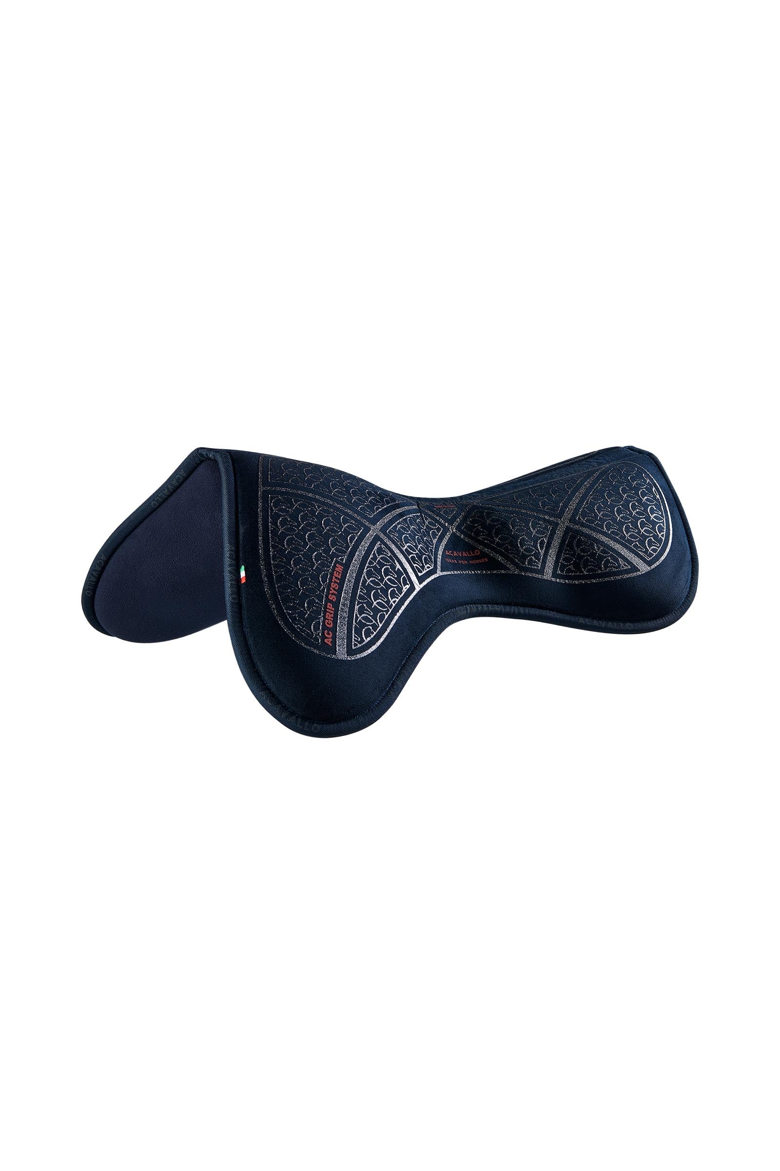 Acavallo Paměťová Pěnová Skoková Podložka Close Contact Semiš Silikonový Grip Plochá Saddle Pads