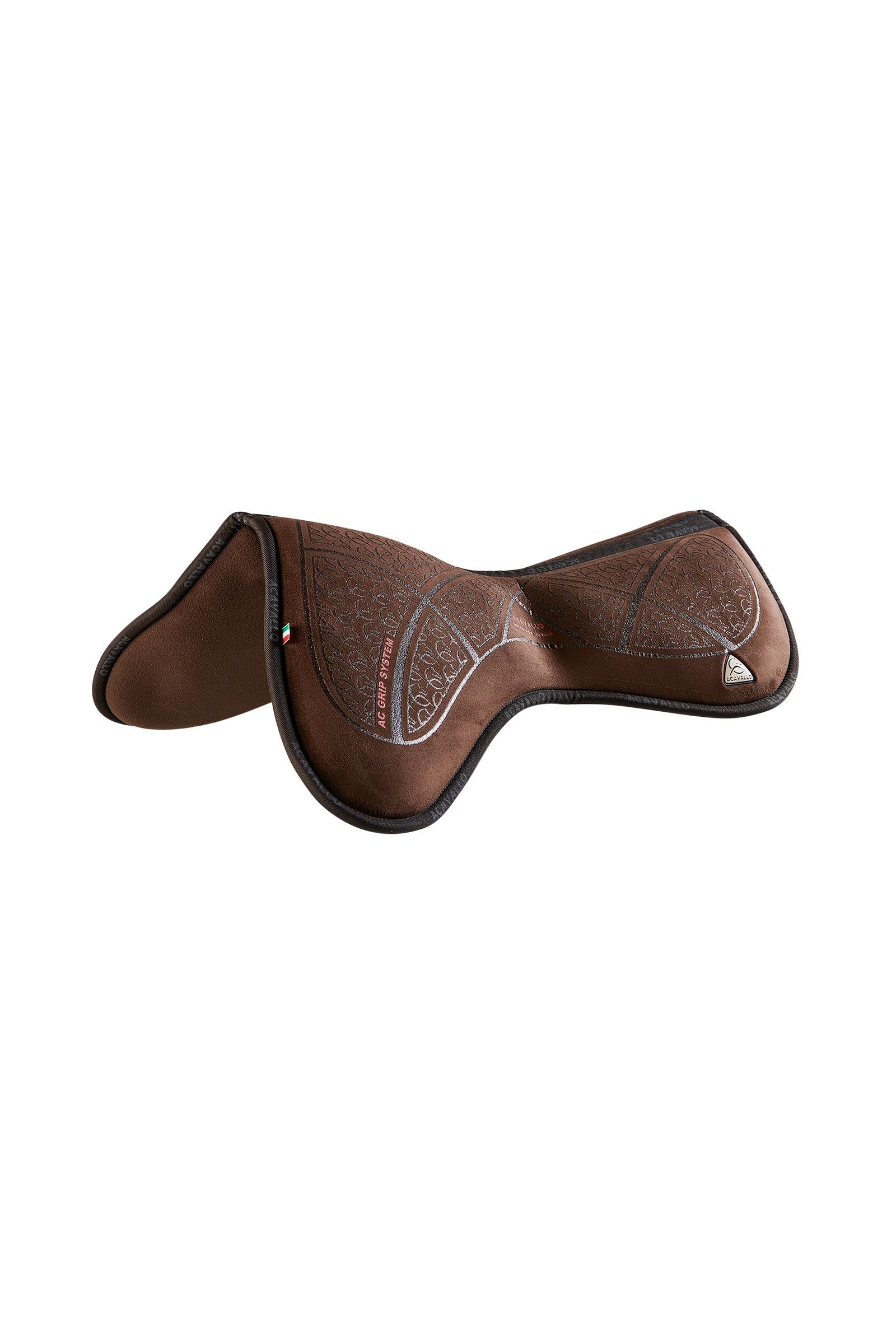 Acavallo Paměťová Pěnová Skoková Podložka Close Contact Semiš Silikonový Grip Plochá Saddle Pads