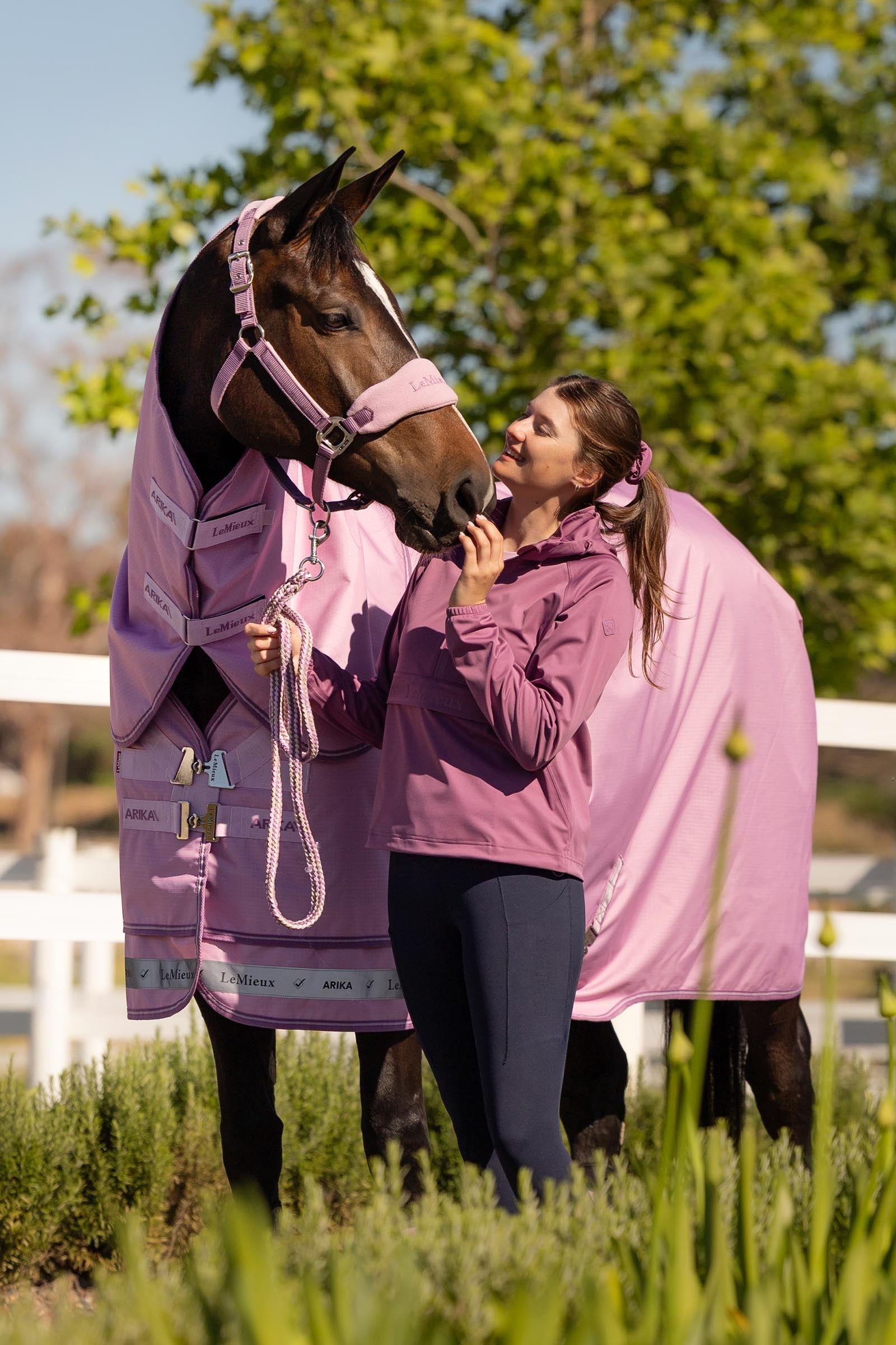 LeMieux Arika Ripstop Turnout Rug With Detachable Neck, 0 g Horse Rugs