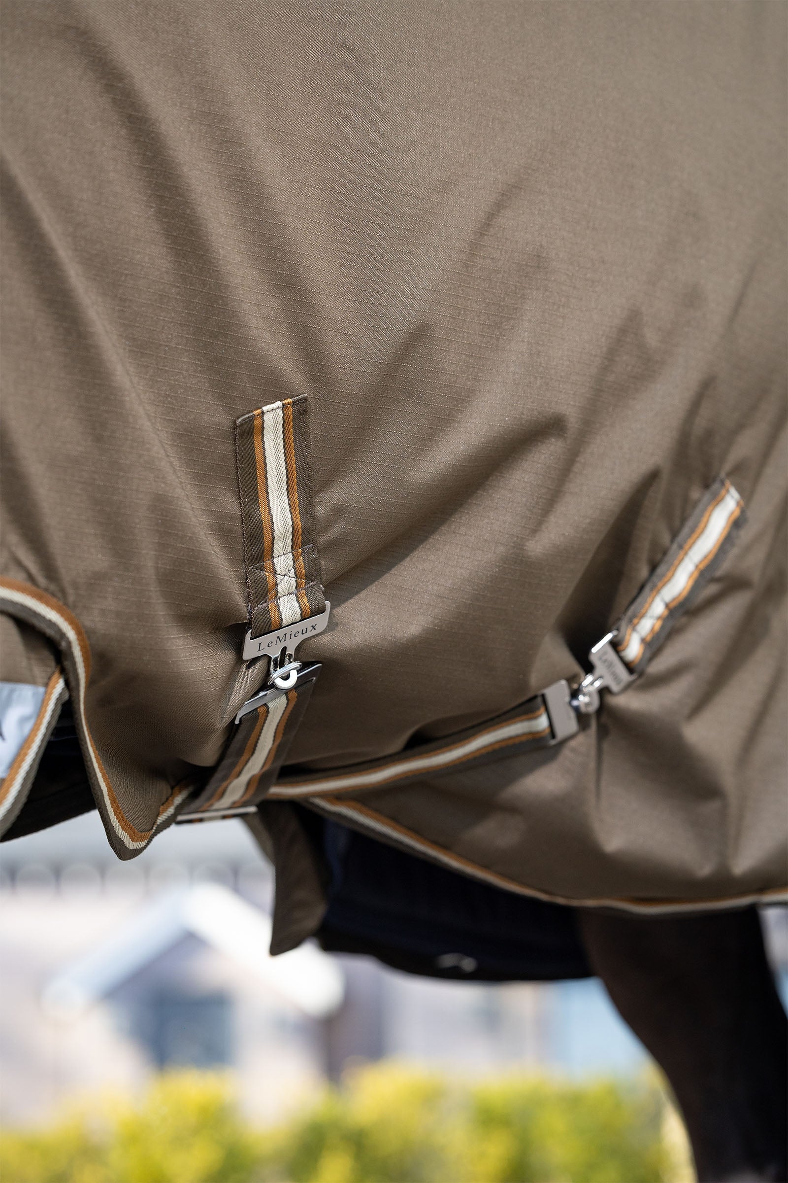 LeMieux Arika Ripstop Turnout Rug With Detachable Neck, 0 g Horse Rugs