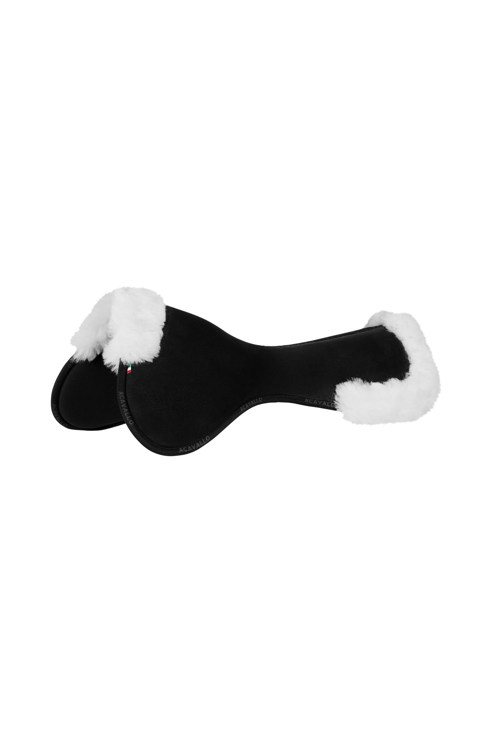 Acavallo Close Contact paměťová poloviční podložka s jehněčí kožešinou Saddle Pads
