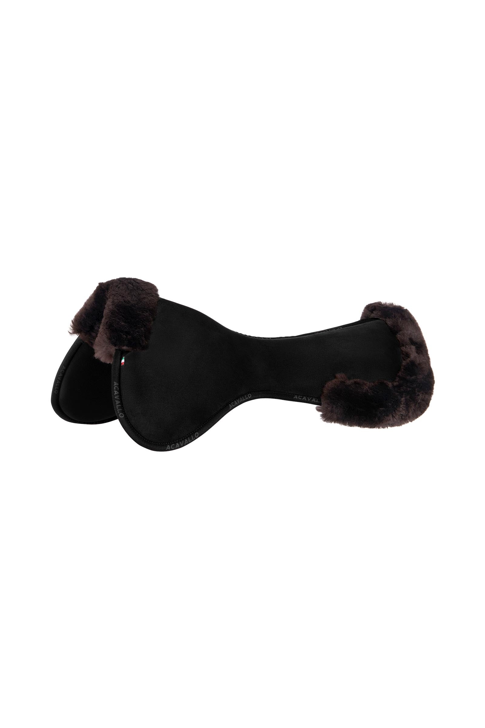 Acavallo Close Contact paměťová poloviční podložka s jehněčí kožešinou Saddle Pads