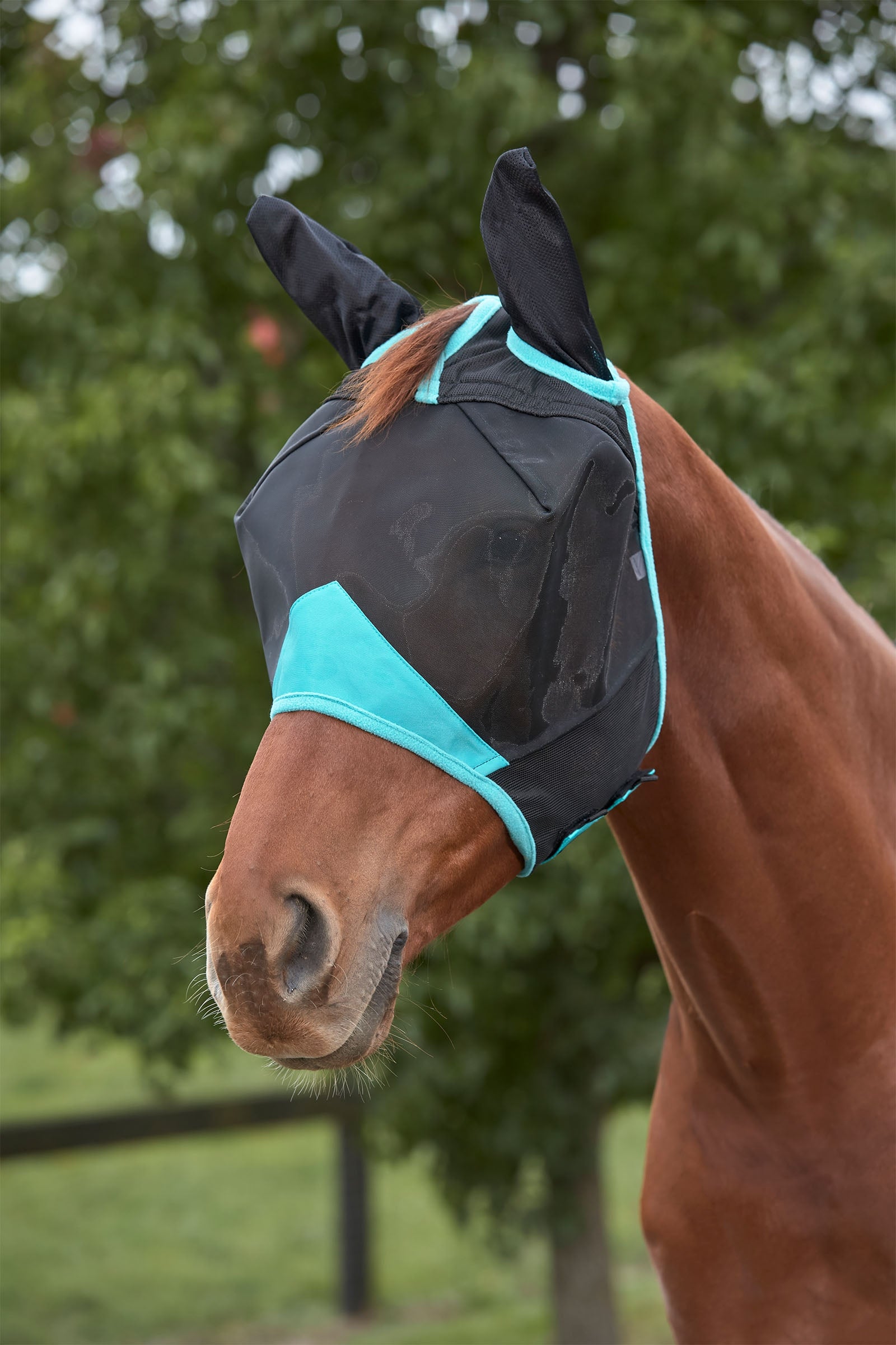Weatherbeeta Comfitec Deluxe jemná síťovaná maska s ušima Antifly Protection for Horses