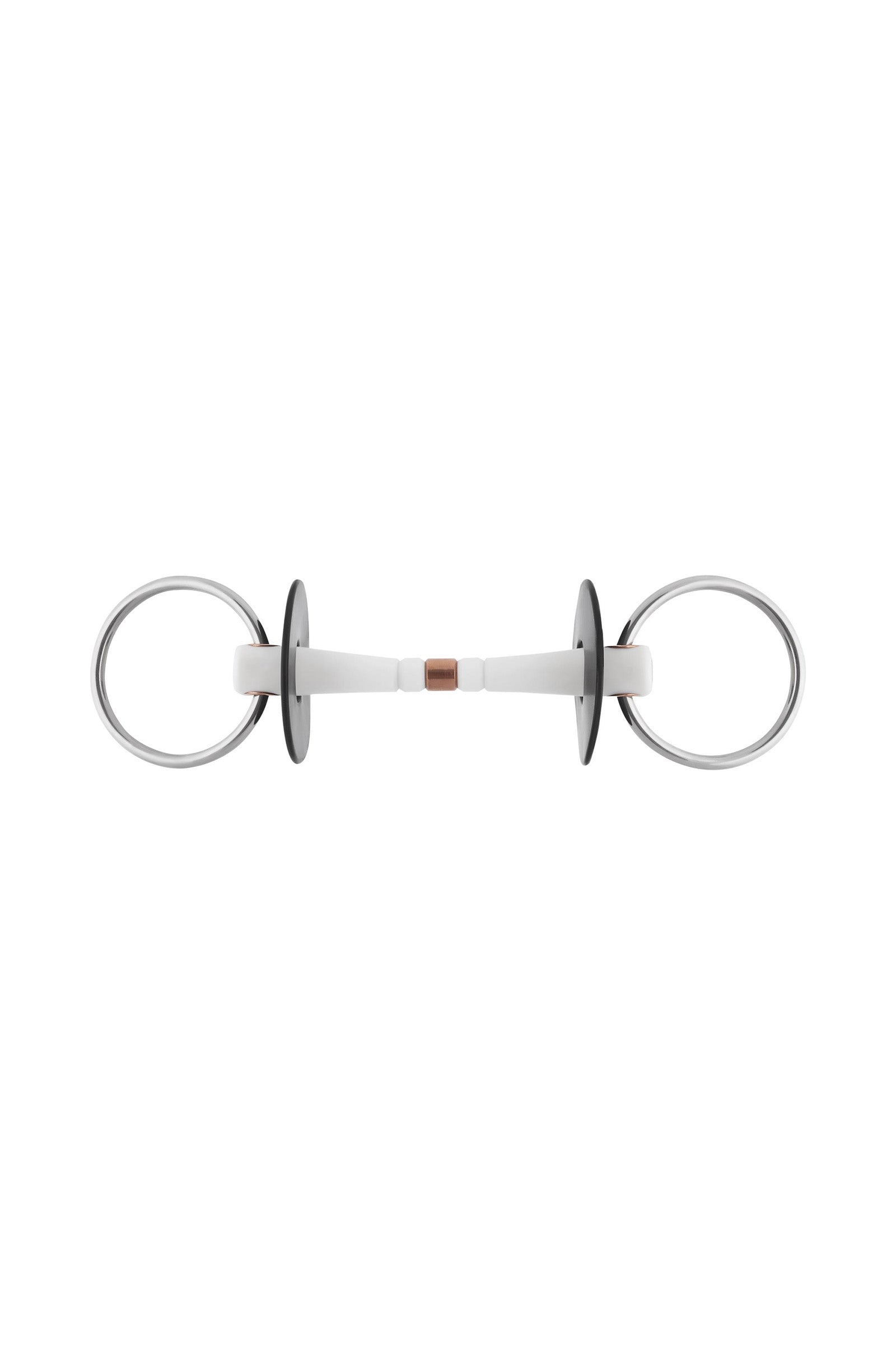 Sprenger Nathe stihlové udidlo, flexibilní tyč, 20 mm, měděný střed Horse Bits