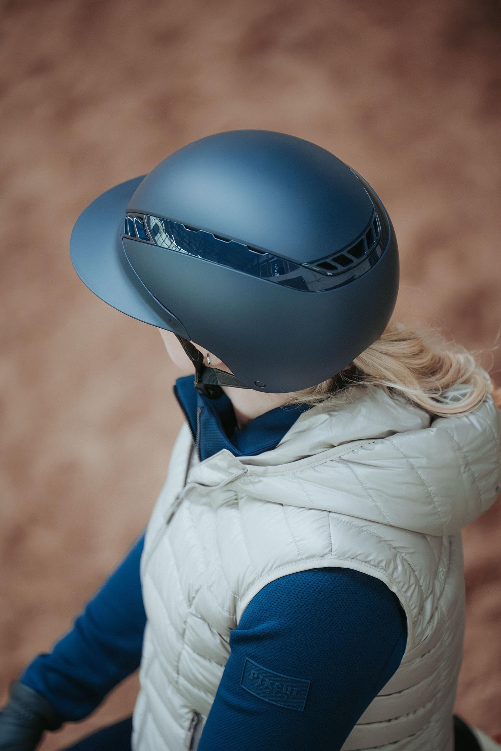Abus Airluxe Pure Long Visor Riding Helmet Safety Equipment