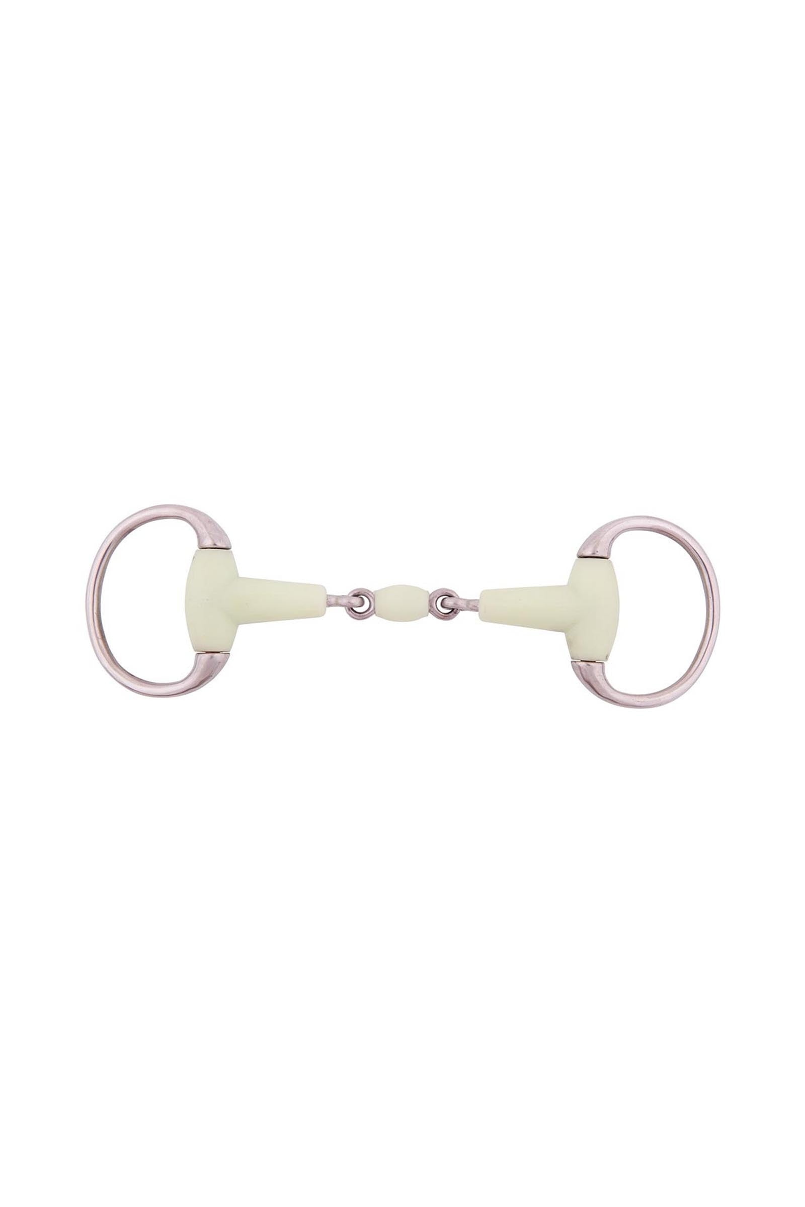 BR olivové udidlo, dvojitě lomené, Apple Mouth, 18 mm Horse Bits