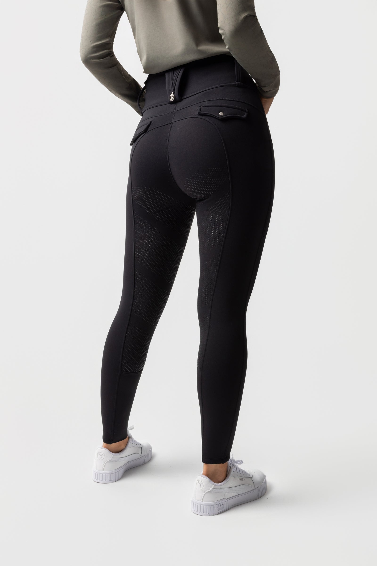 B Vertigo Chiara dámské kompresní termo rajtky s celogripem Womens Breeches