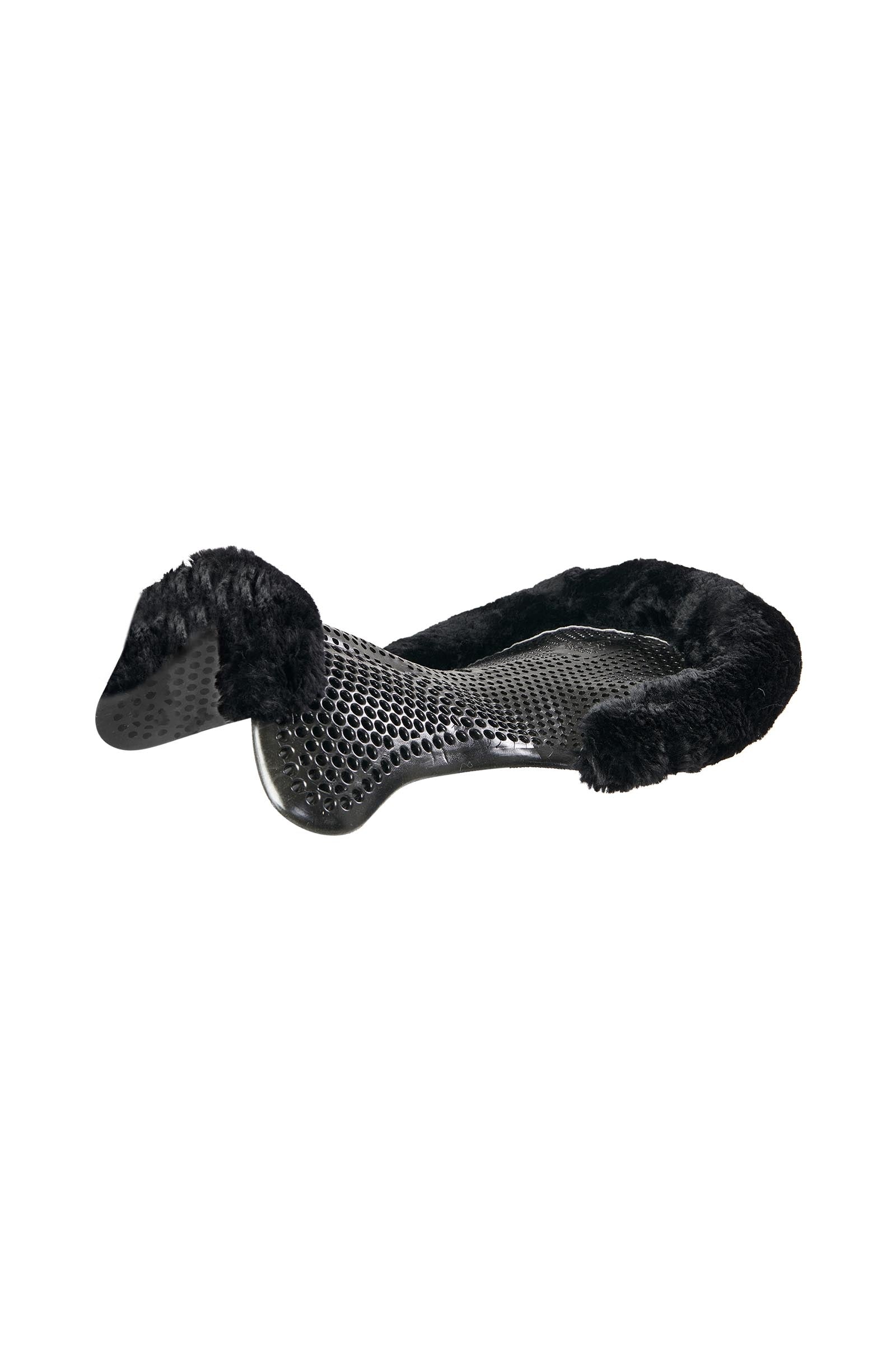 Acavallo protiskluzová gelová podložka Classic s ovčí kožešinou, přední vyvýšení Saddle Pads