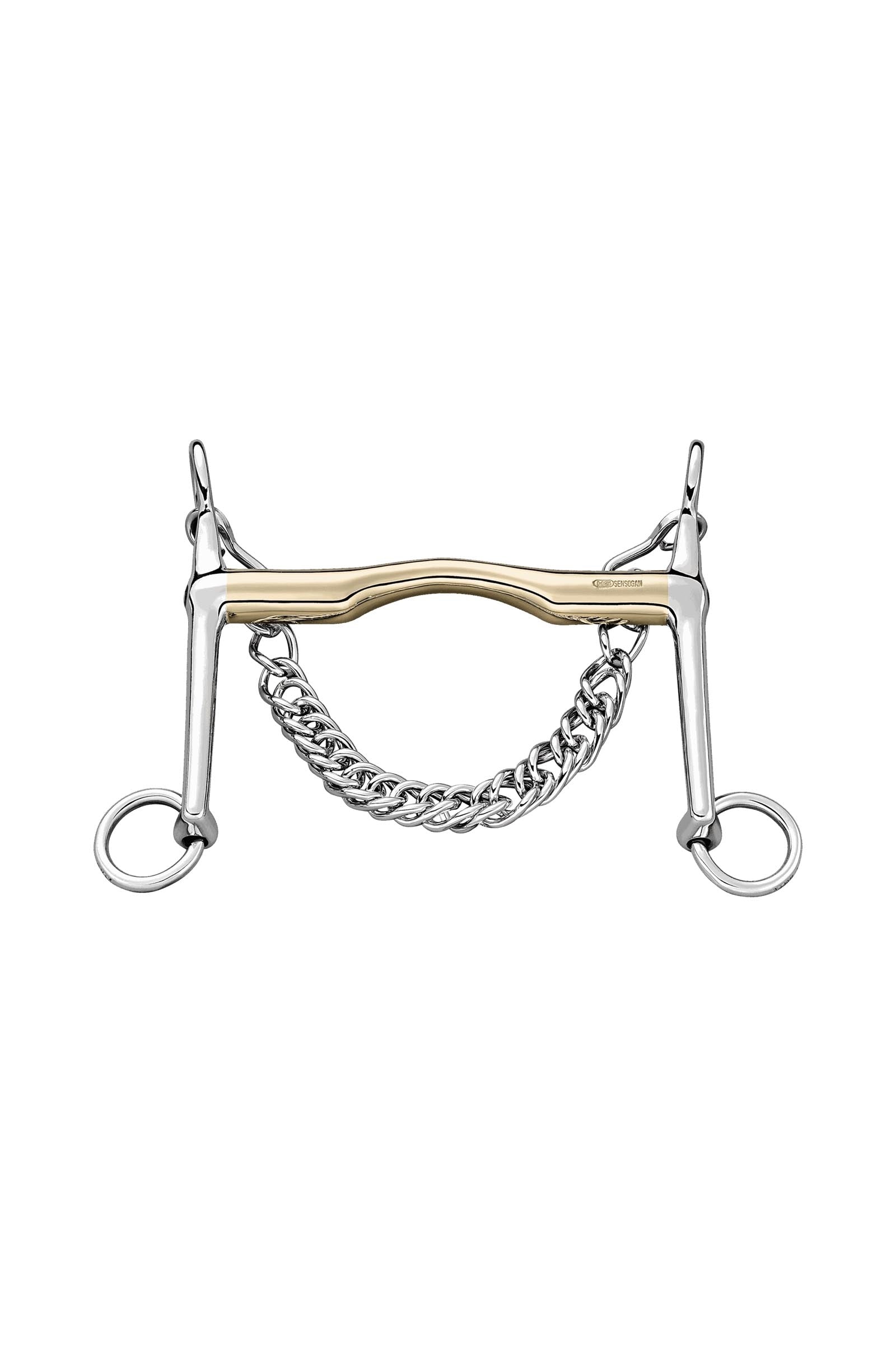 Sprenger kandarové udidlo "FC", s vyklenutím 14 mm, dlouhá ramena, Sensogan Horse Bits