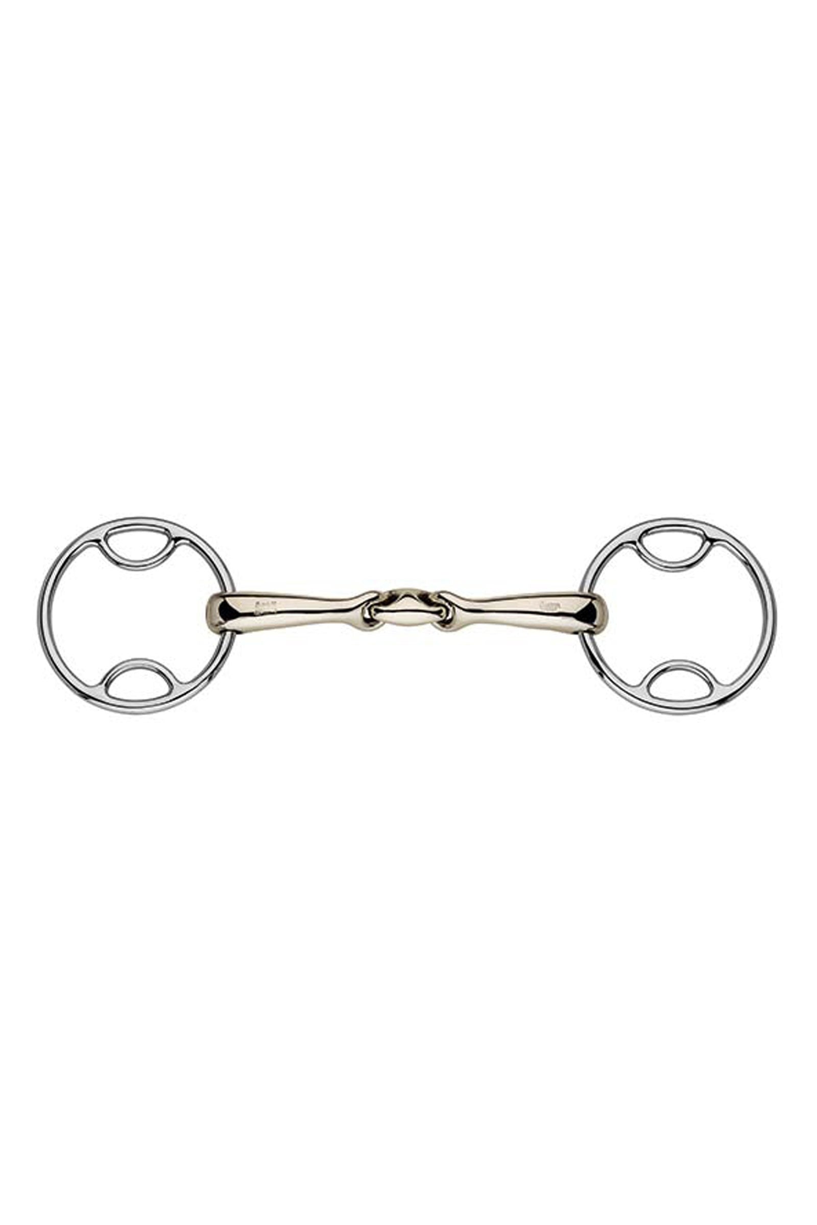 Sprenger Dynamic RS 3 kroužkové udidlo, dvakrát lomené, 16 mm, Sensogan Horse Bits