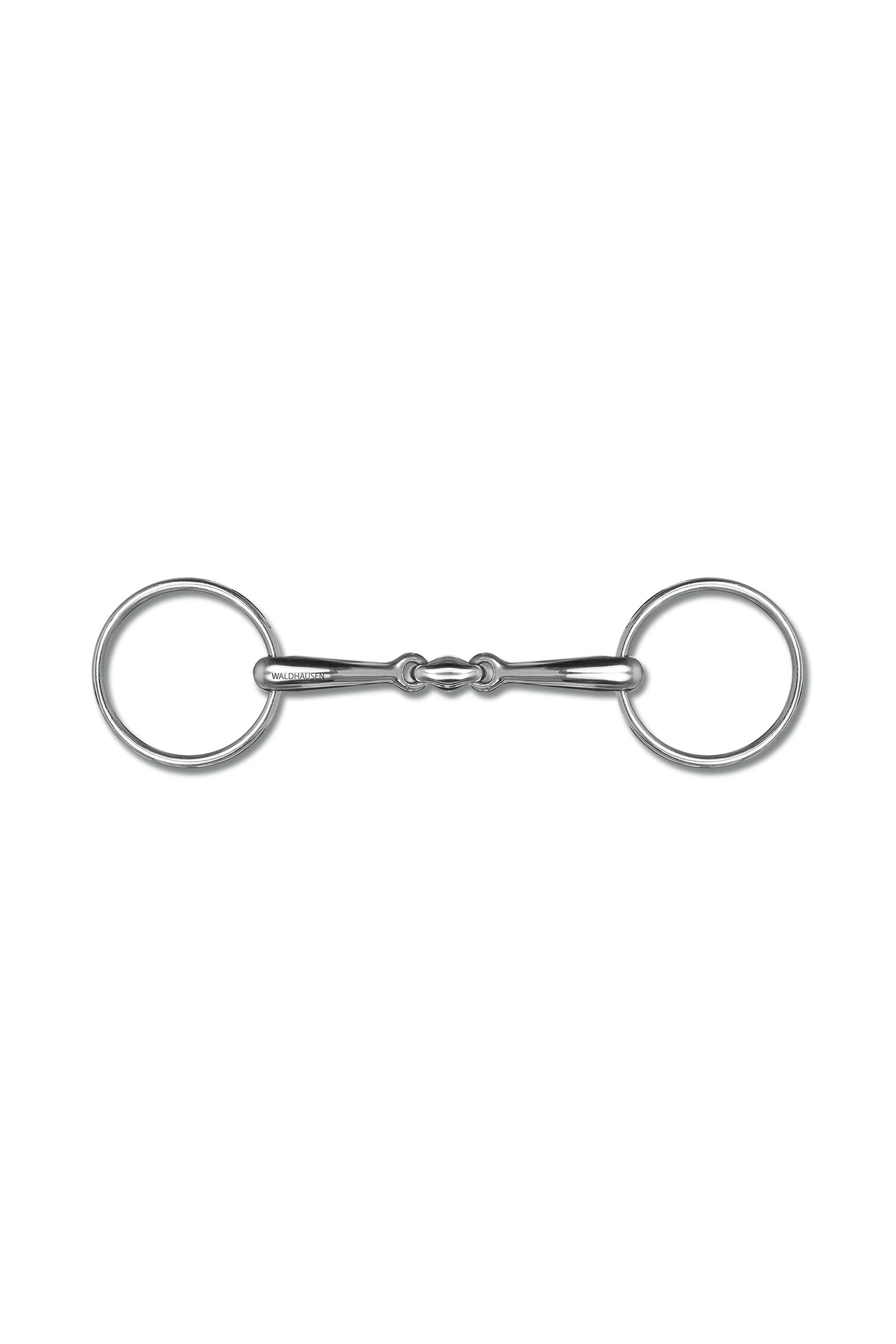 Waldhausen Stihlové udidlo Economic SS plné, dvakrát lomené, 16 mm Horse Bits