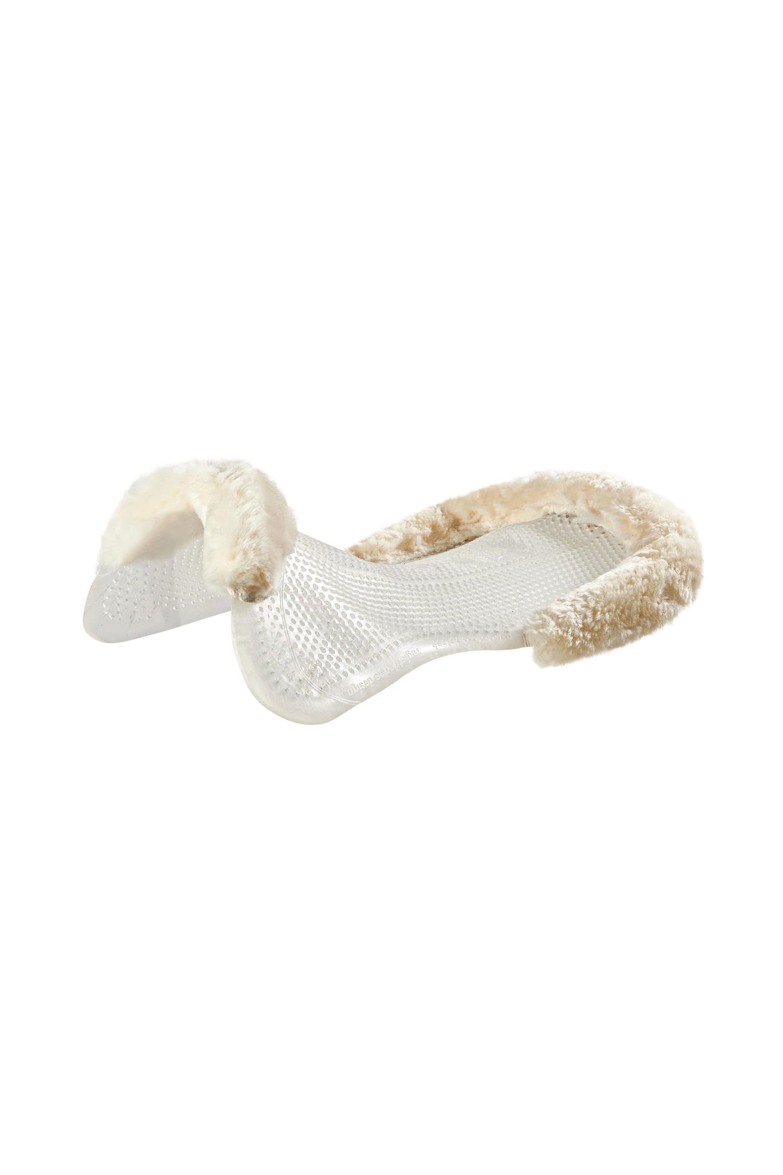 Acavallo Terapeutická Čistě Gelová Podložka s Výřezem Ovčí Kůže Saddle Pads