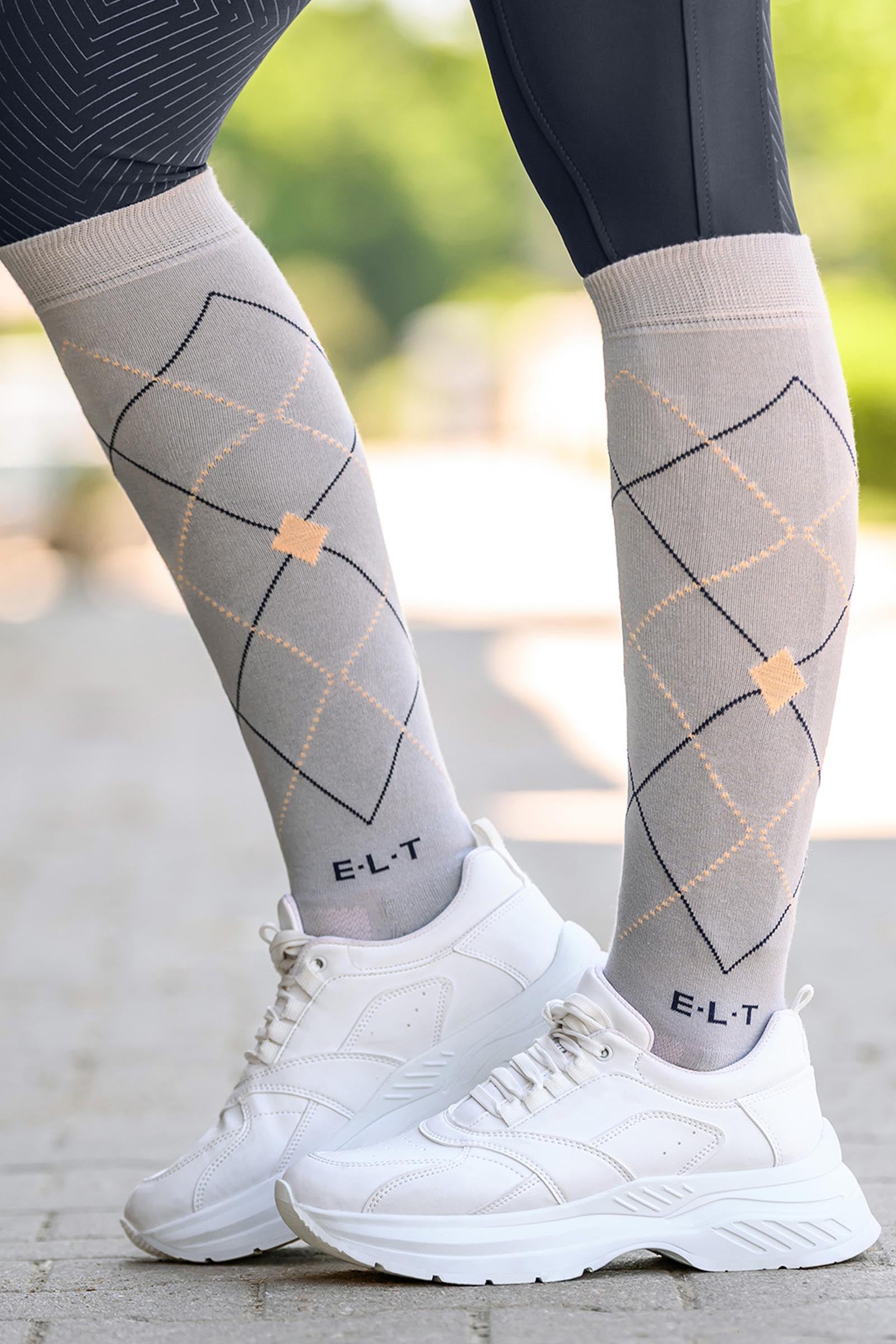 ELT Argyle prodyšné jezdecké ponožky Socks