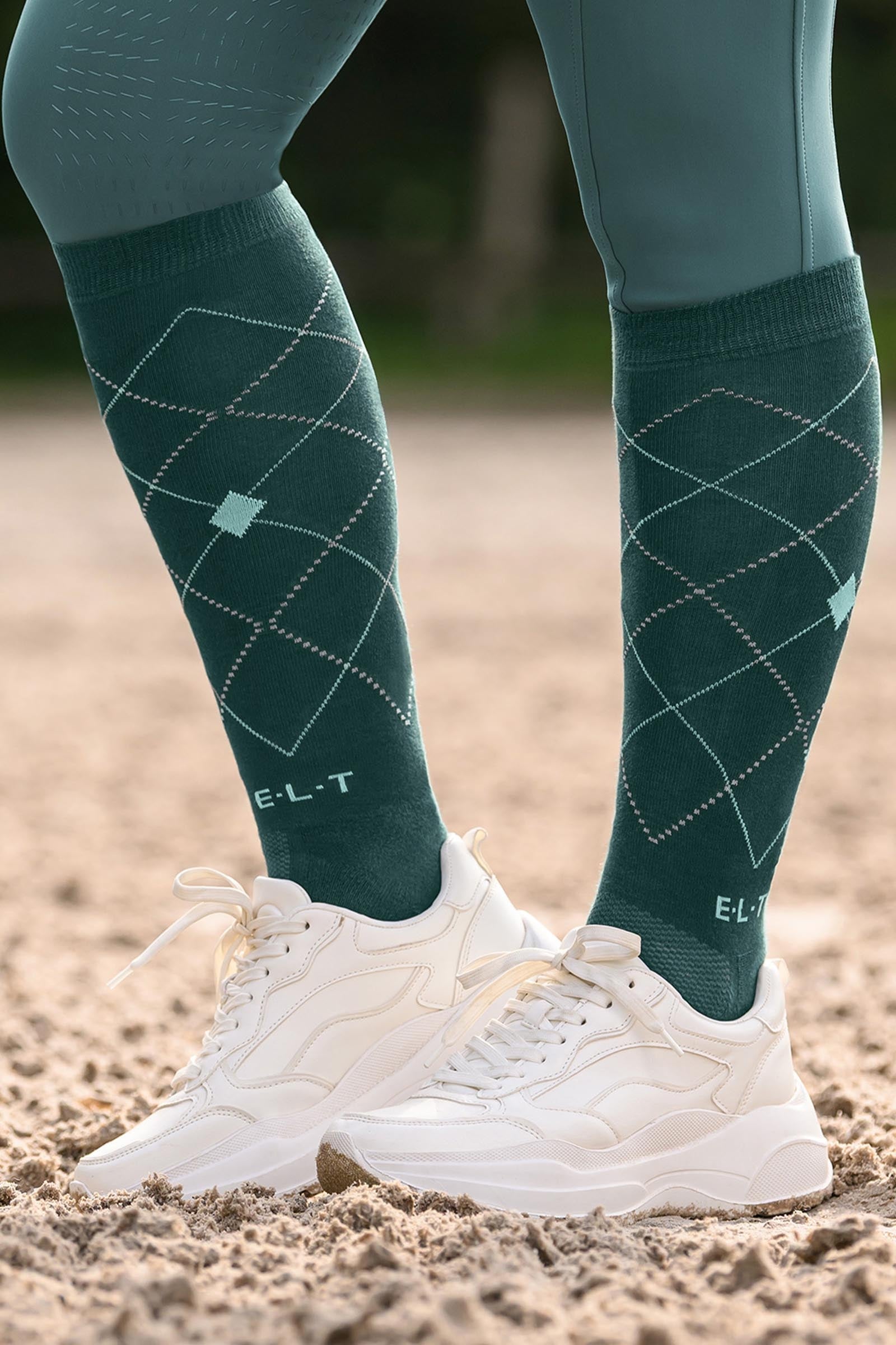 ELT Argyle prodyšné jezdecké ponožky Socks