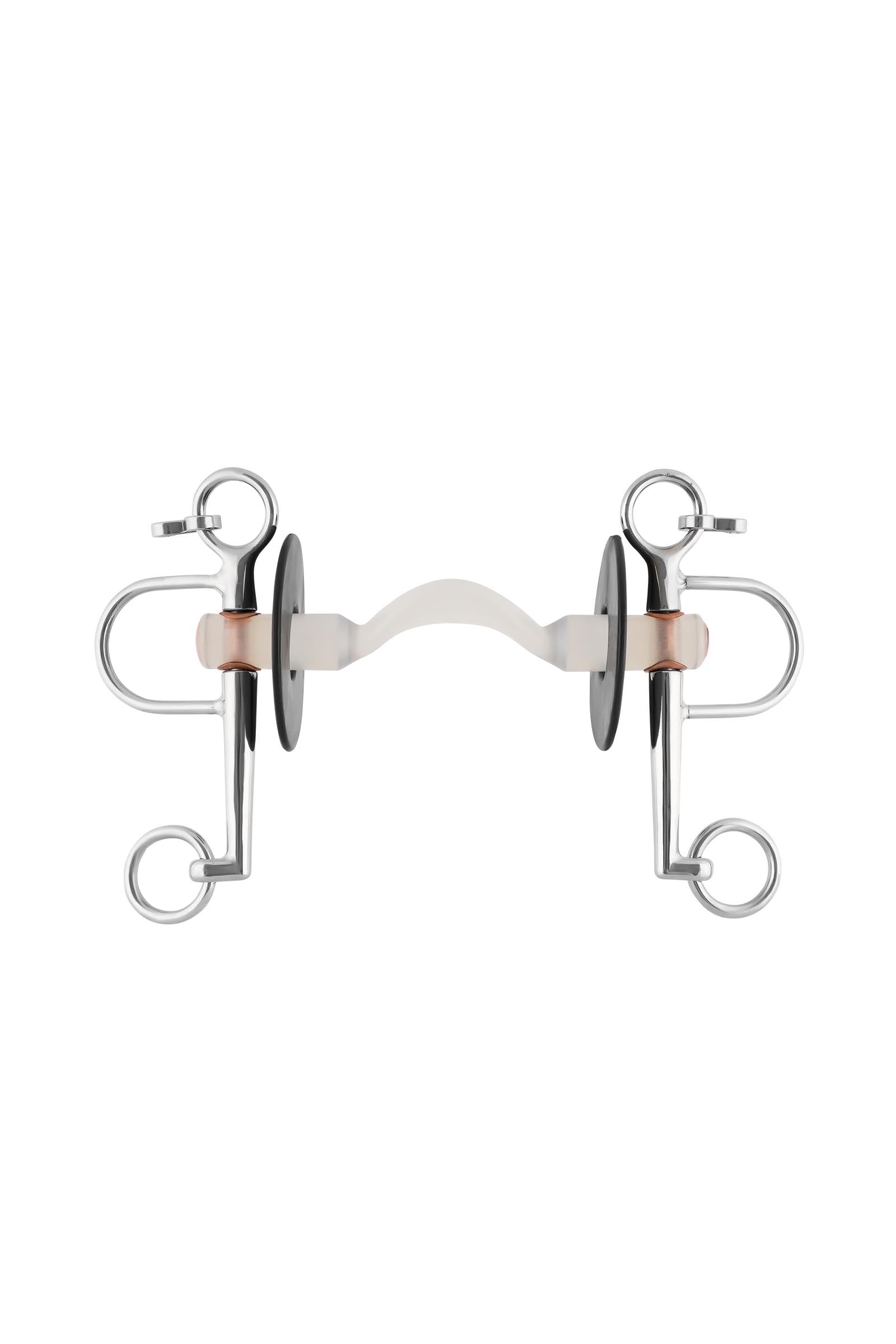 Sprenger Nathe pelham, 20 mm, tvrdá tyč s vyklenutím, dlouhé páky, termoplast Horse Bits