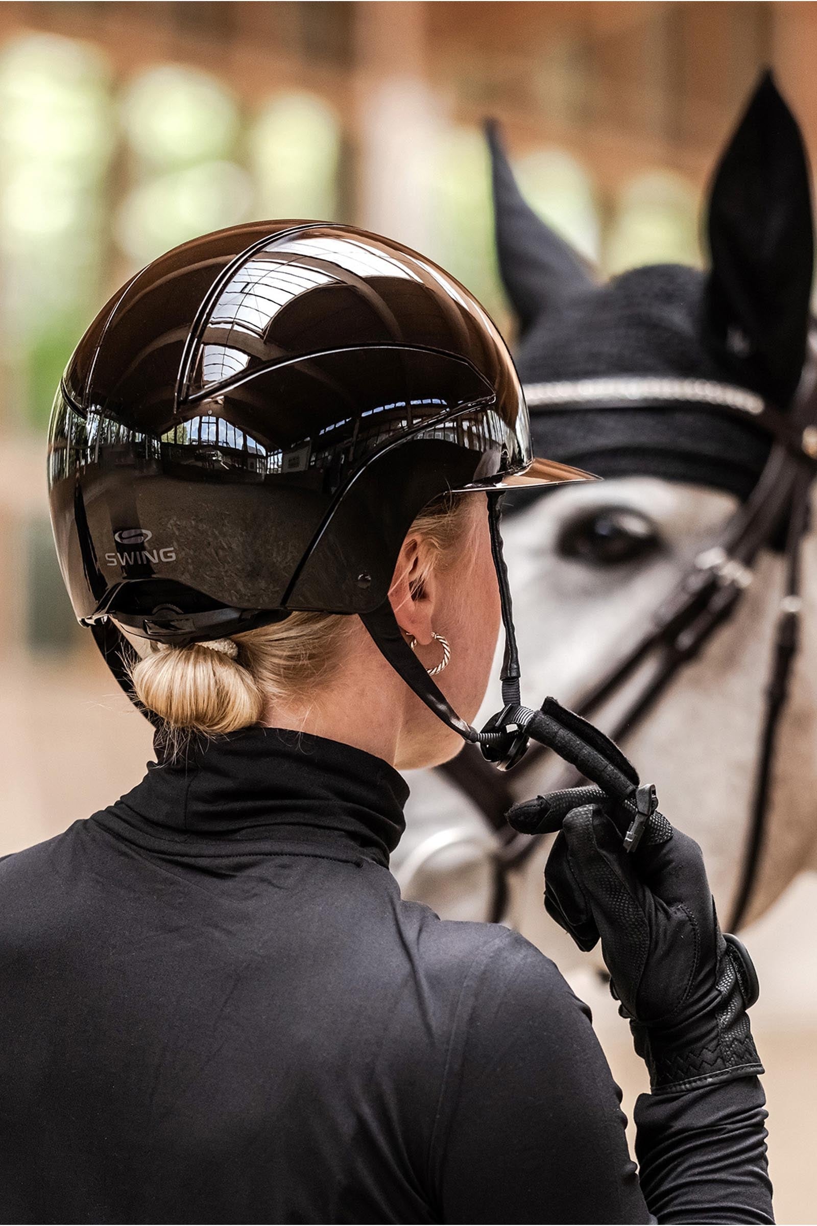 Waldhausen SWING H24 Lady Glossy Riding Helmet Safety Equipment