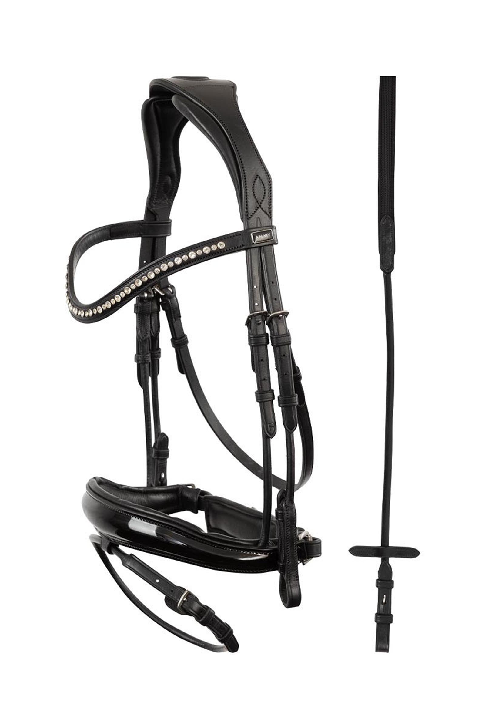 Anky ANKY Anatomic Comfort Fit Bridle With Pull Back Double Bridles & Reins