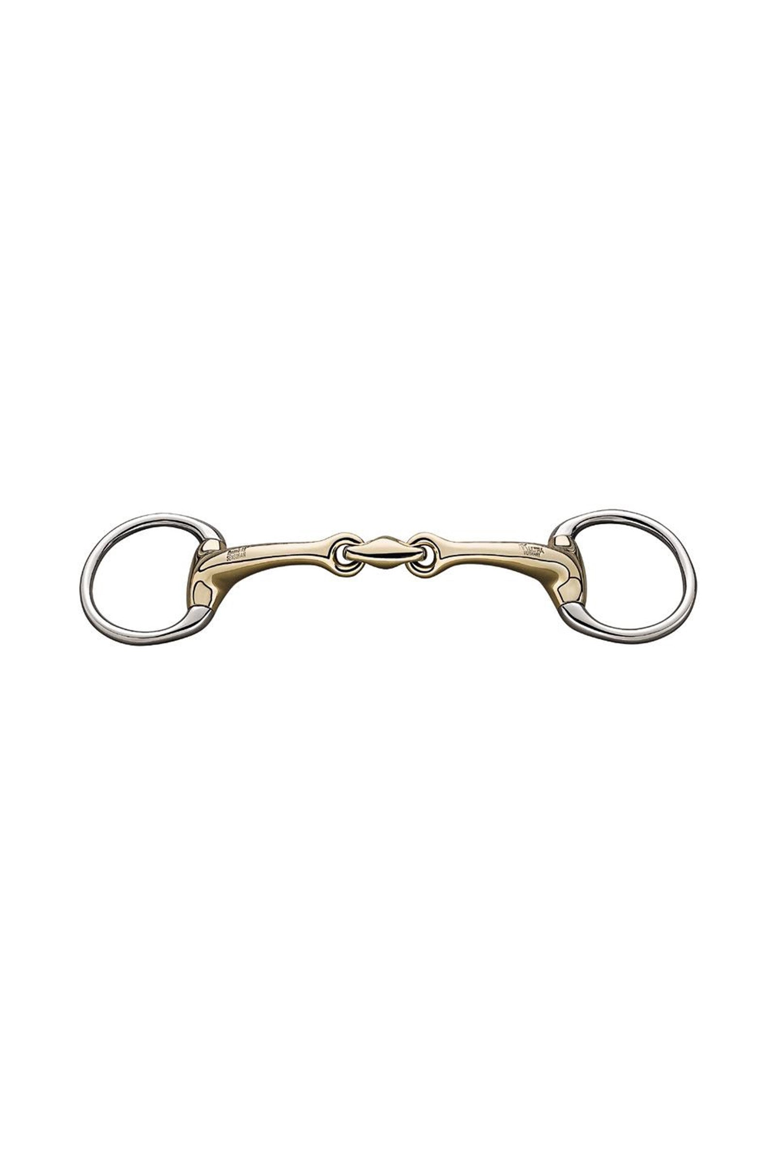 Sprenger Dynamic RS podkladové olivové udidlo, dvakrát lomené, 14 mm, Sensogan Horse Bits
