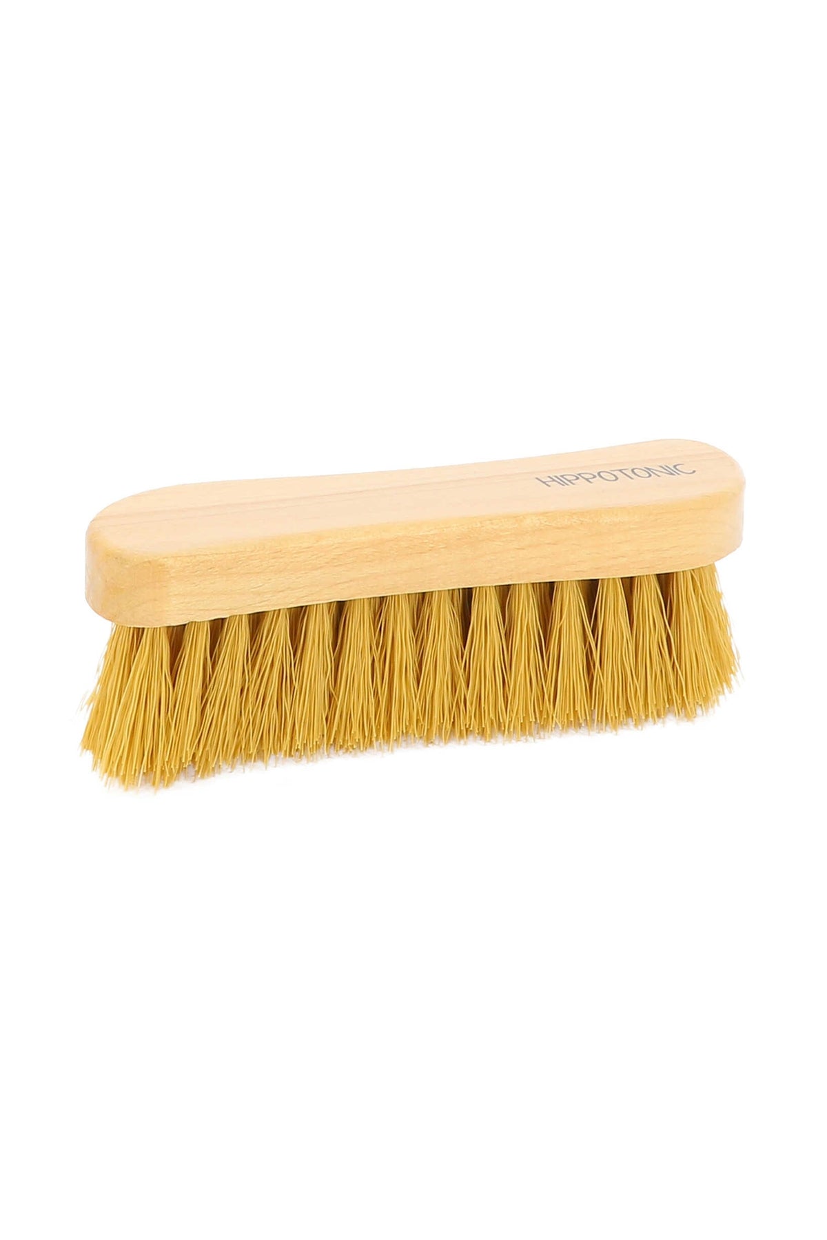 HIPPOTONIC Nylon tvrdý kartáč na koně s dřevěnou rukojetí Horse Grooming Tools