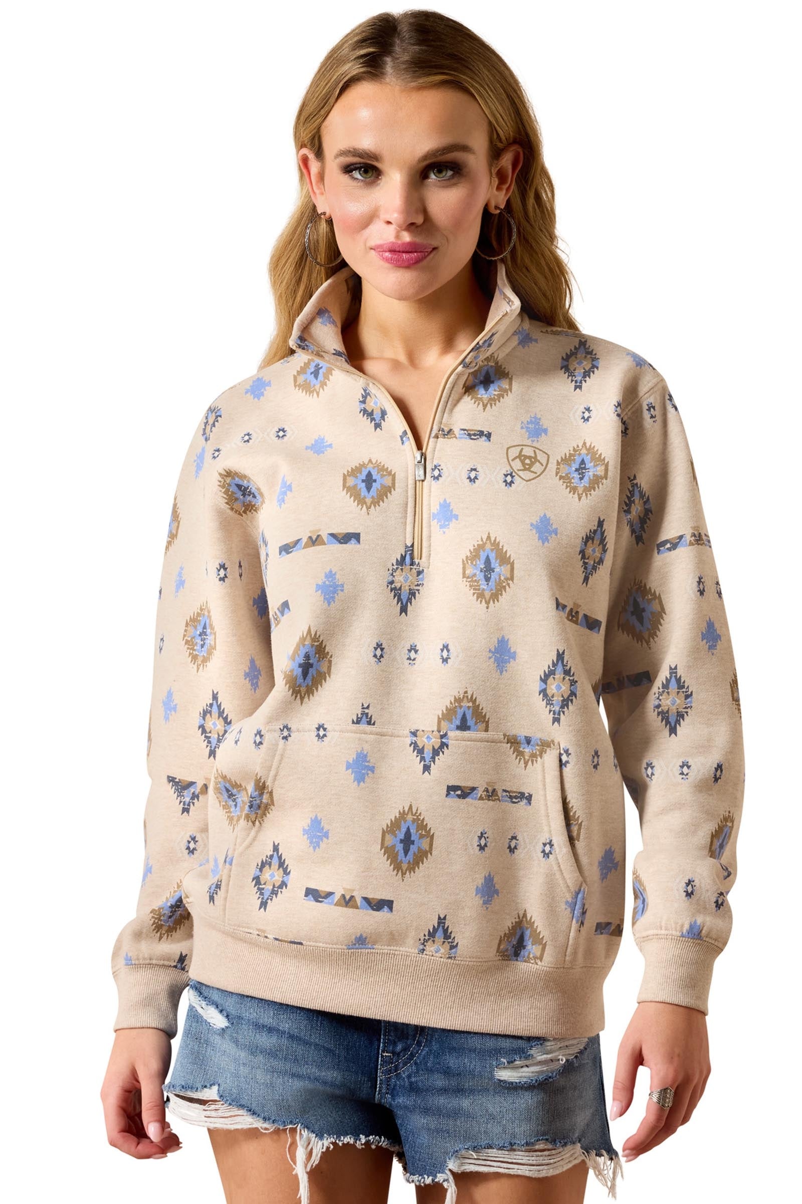 Ariat Women's Sapphire 1/2 Zip Sweatshirt Women’s Riding Clothing