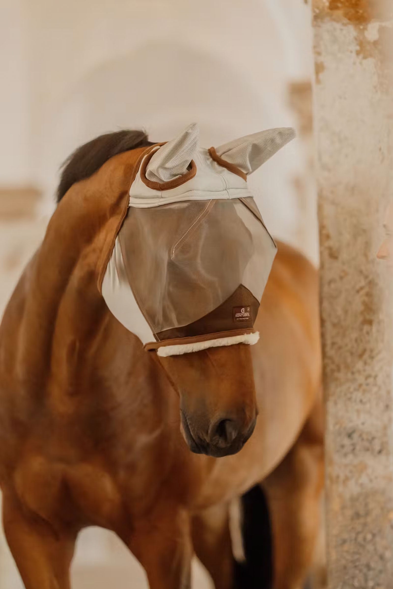 Kentucky Horsewear šetrná muchomorka s ušima Antifly Protection for Horses